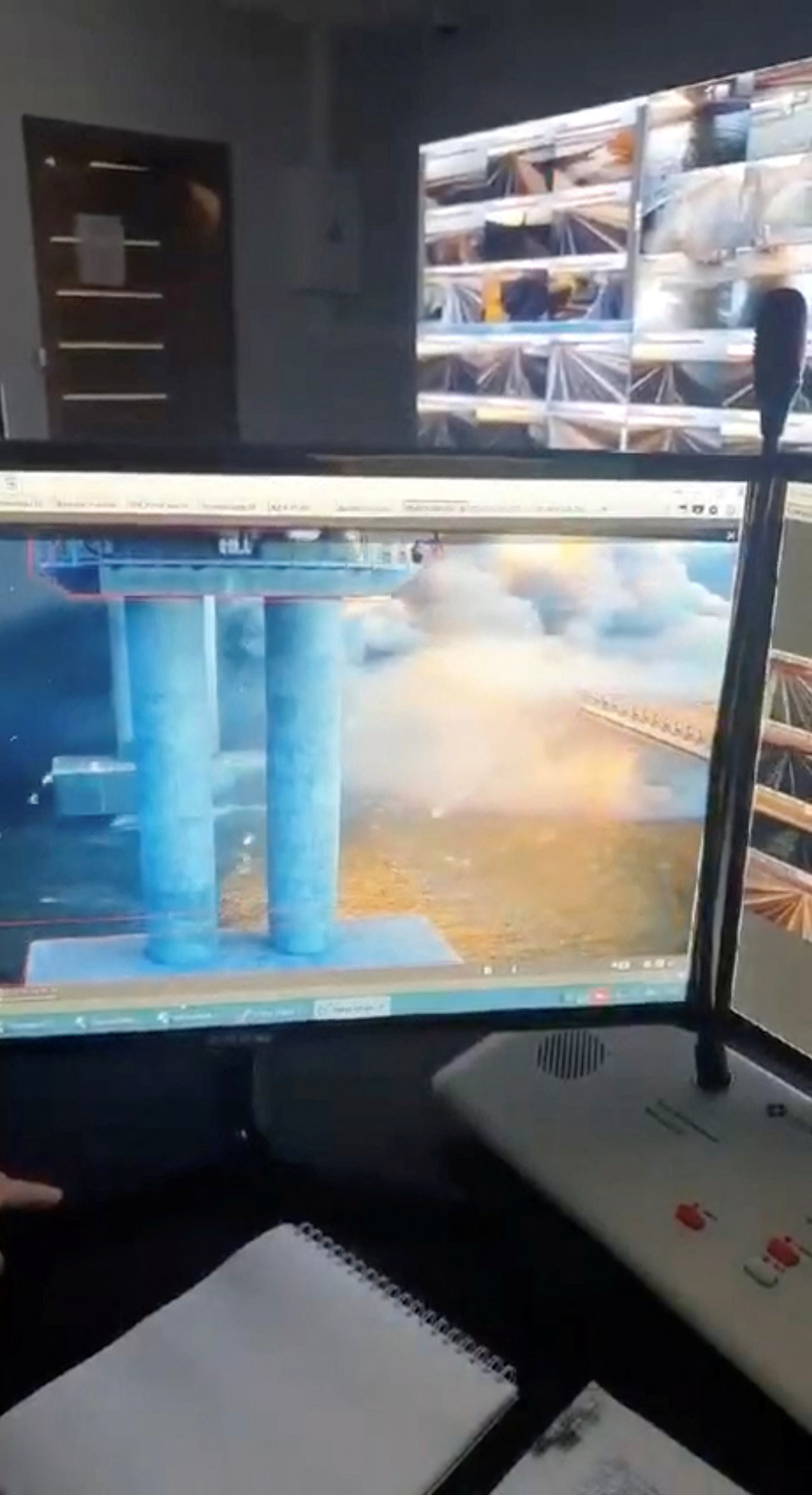 Explosion on strategic Kerch bridge, Crimea