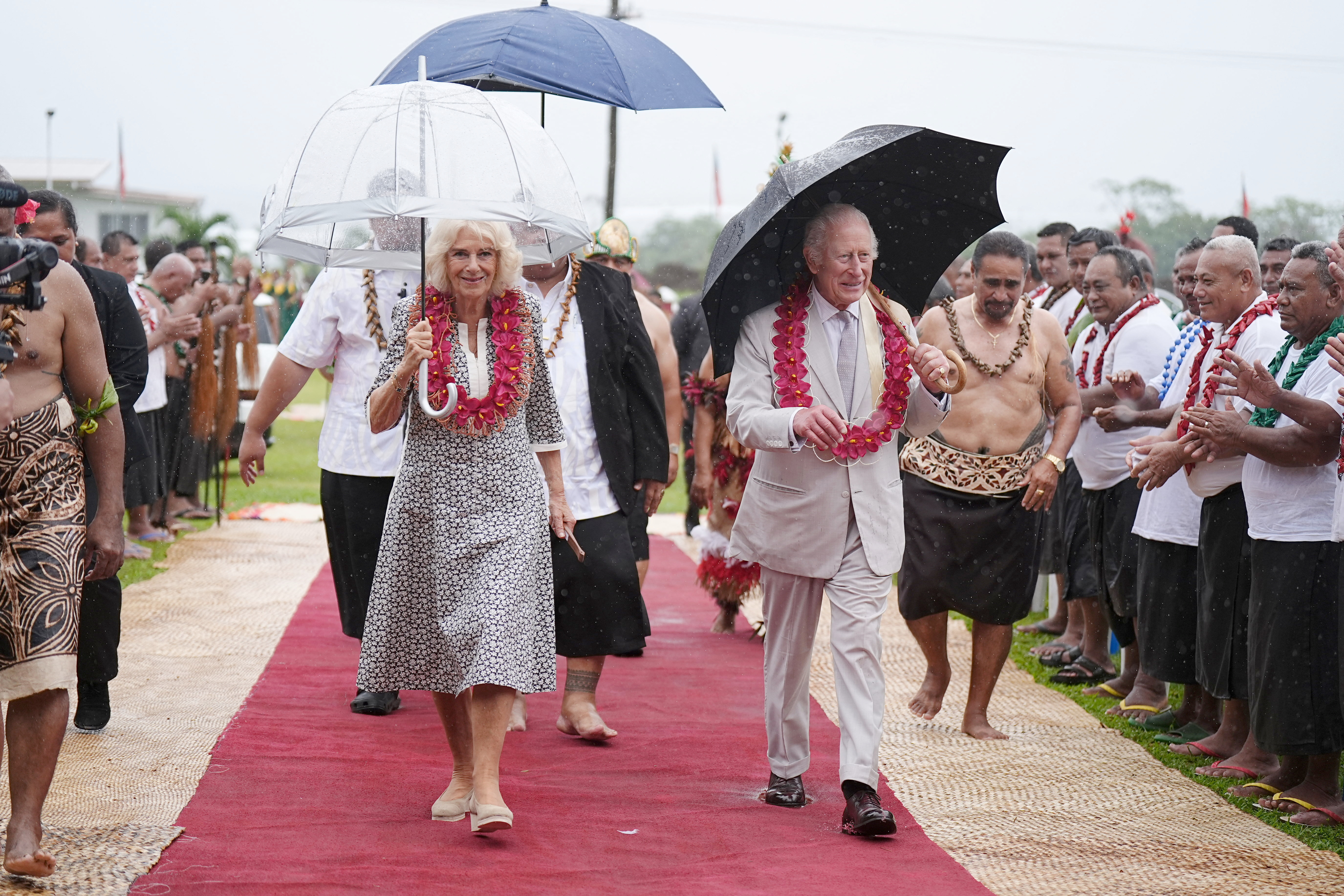 Britain's King Charles and Queen Camilla visit Samoa