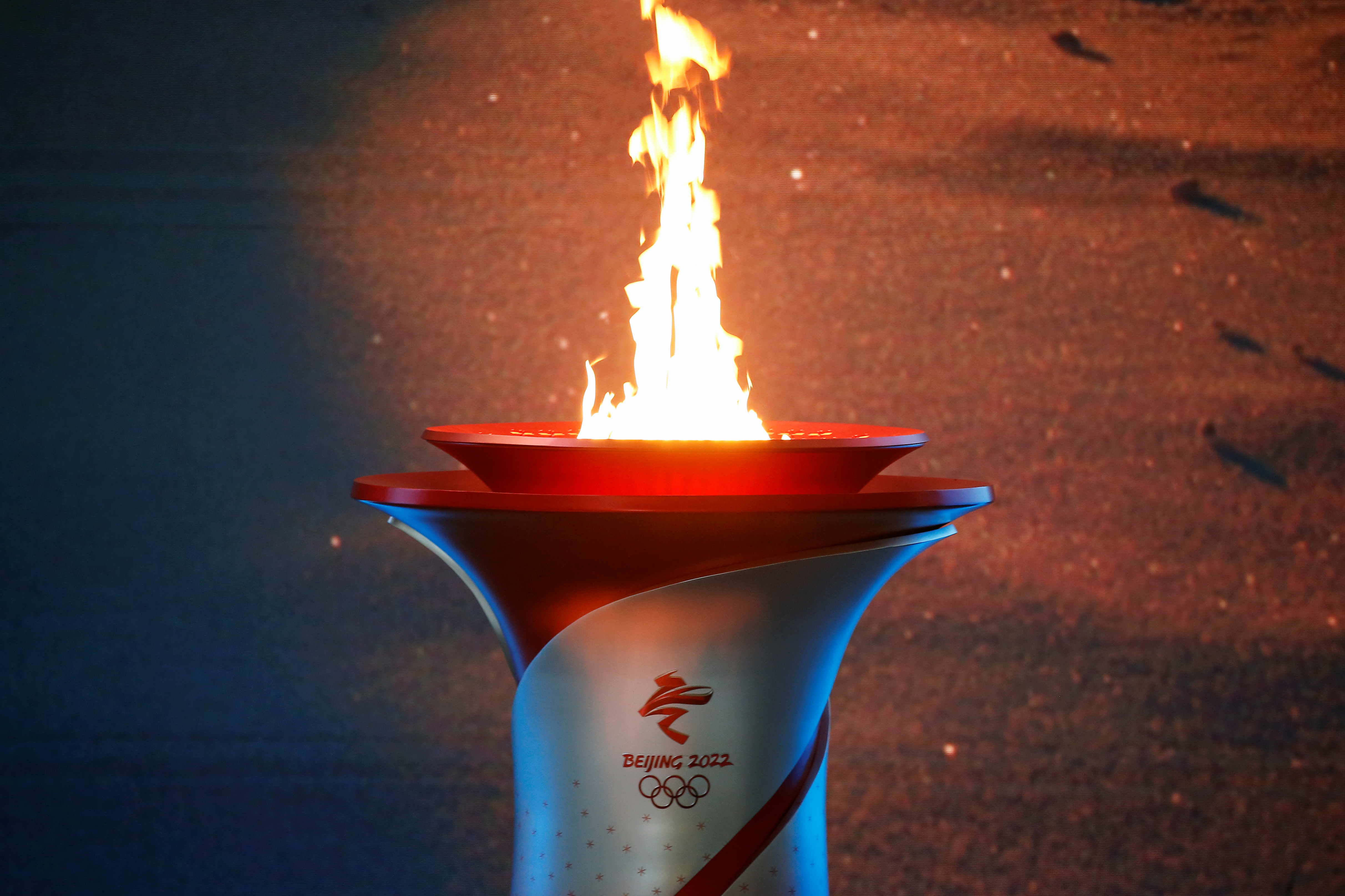 Ceremony to welcome the Olympic flame in Beijing