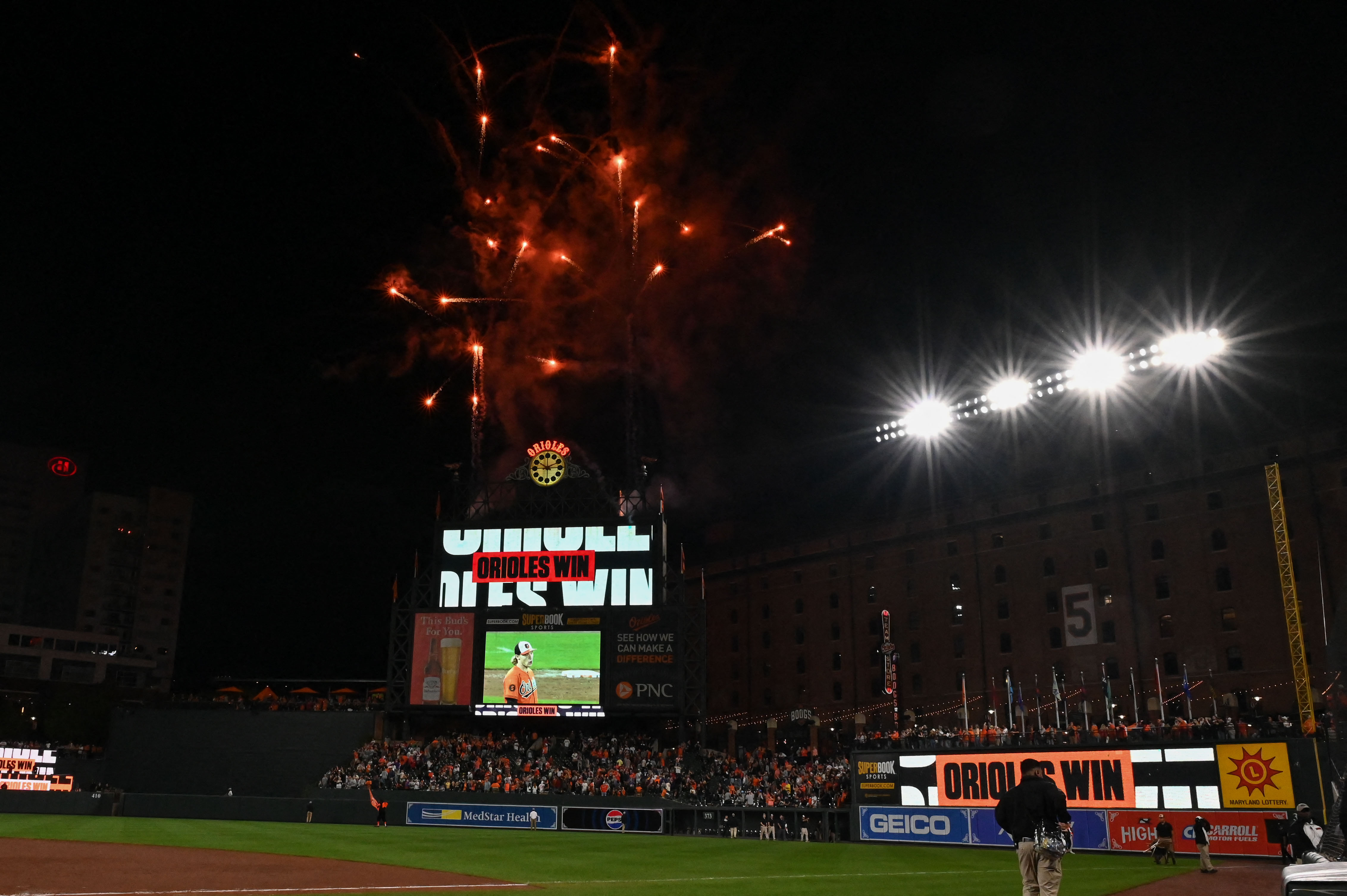 Scoreboard, Oriole Park at Camden Yards, rbirbi