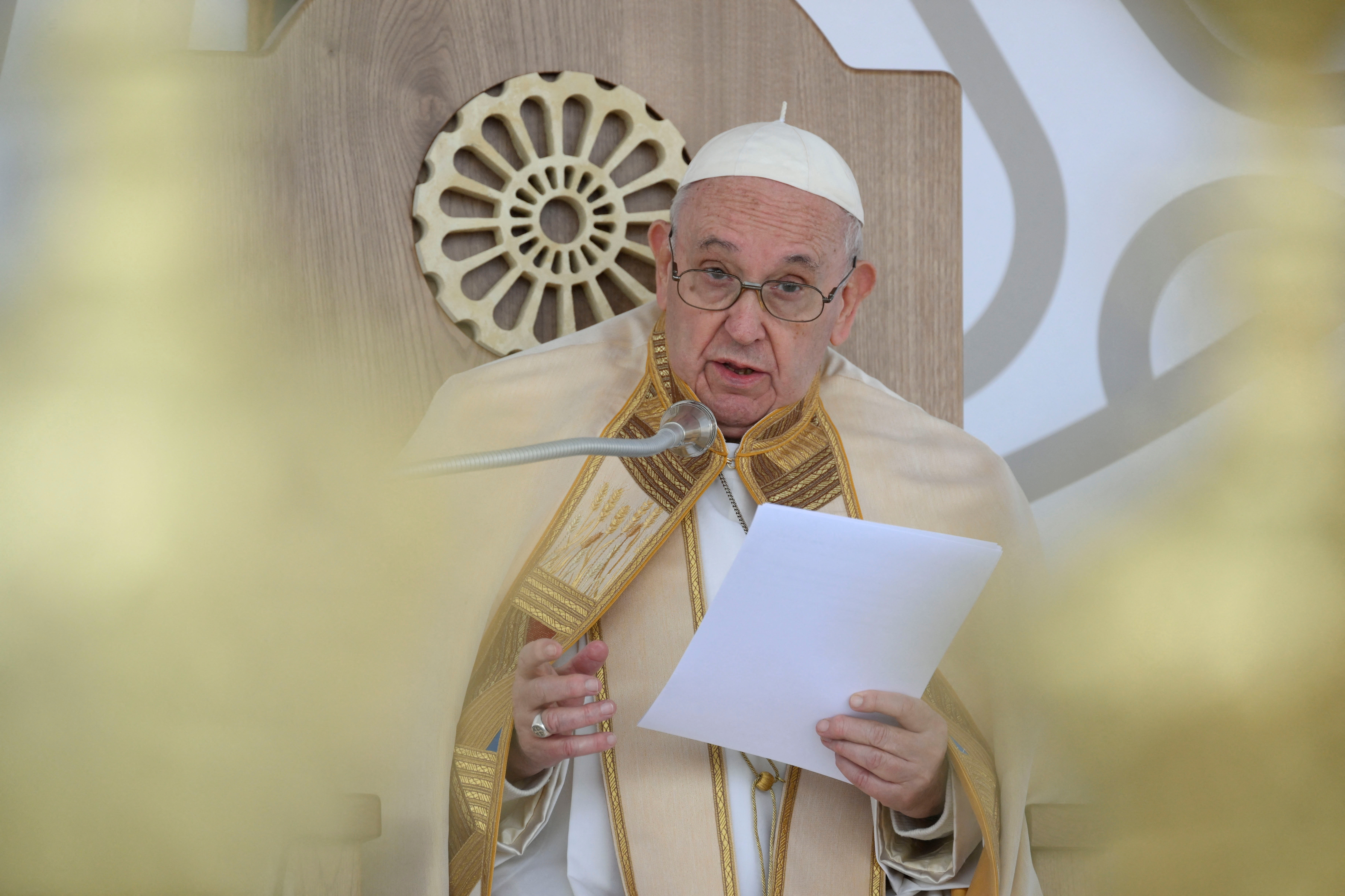 FILE PHOTO - Pope Francis visits Matera for the conclusion of the 27th National Eucharistic Congress