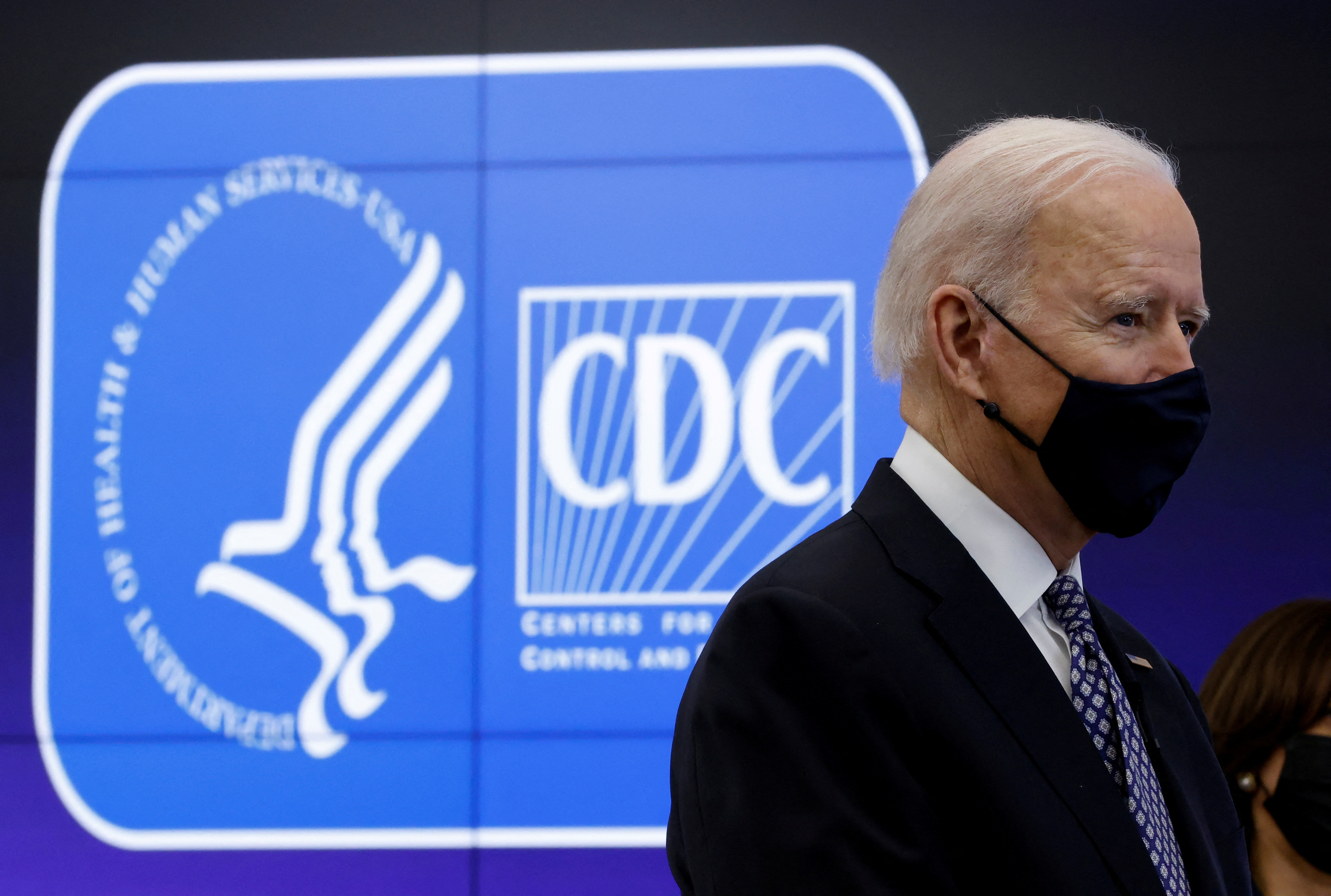 U.S. President Biden and Vice President Harris visit the Centers for Disease Control and Prevention in Atlanta, Georgia