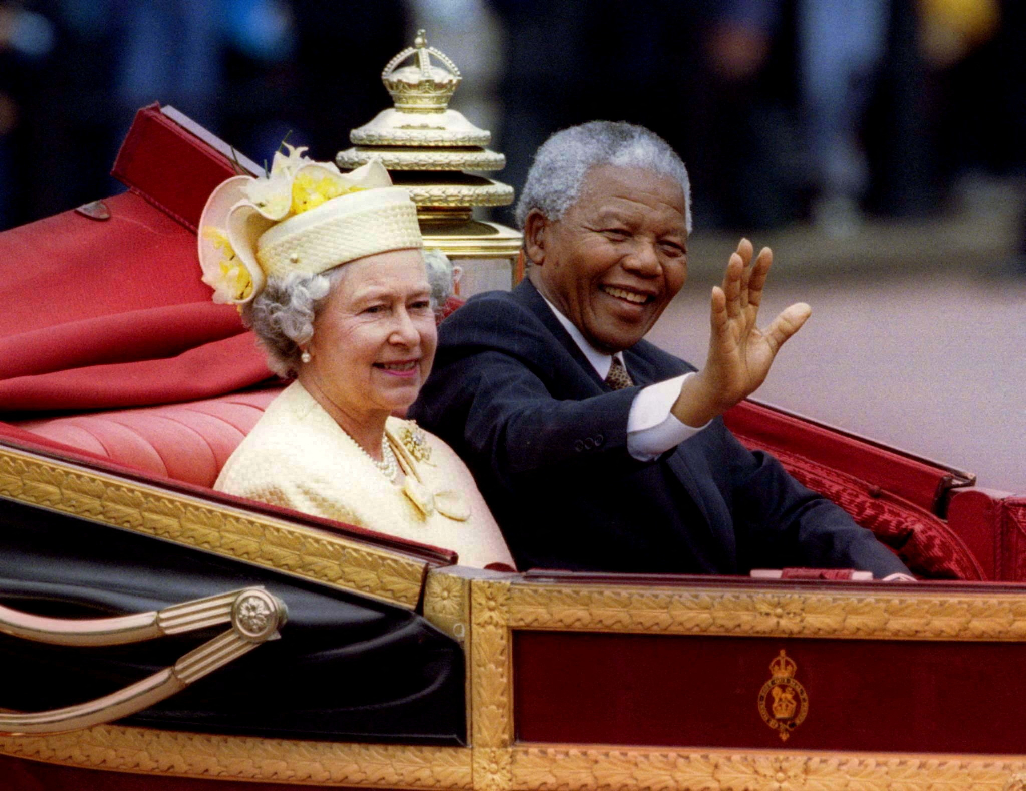 Pictures of Queen Elizabeth with Nelson Mandela, African Leaders