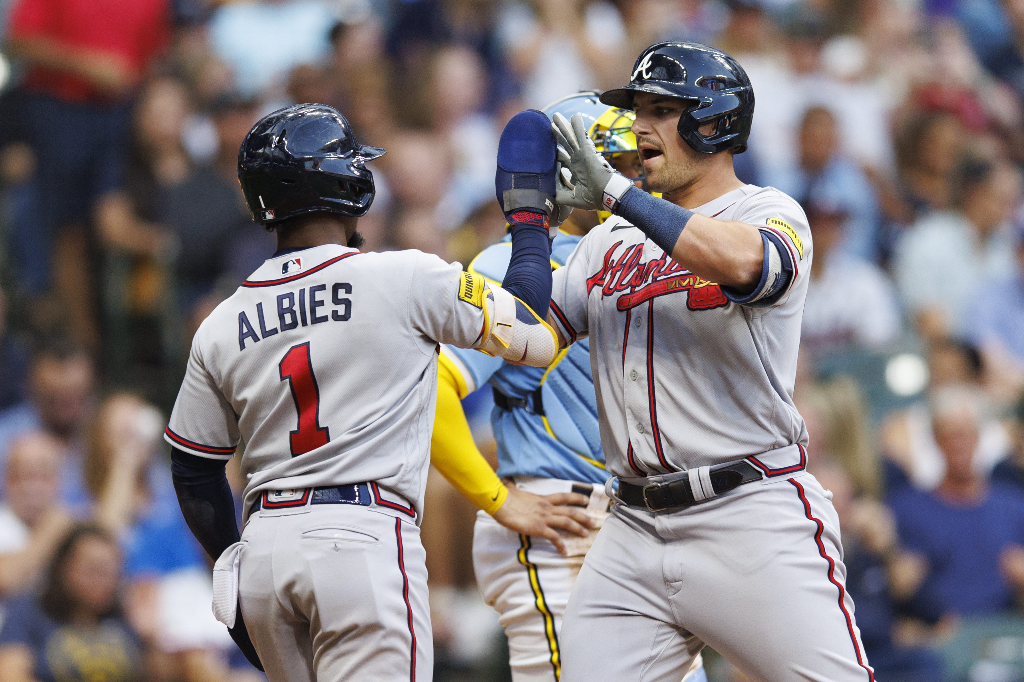 Brewers beat Braves 6-3; Acuña homers in return for Atlanta