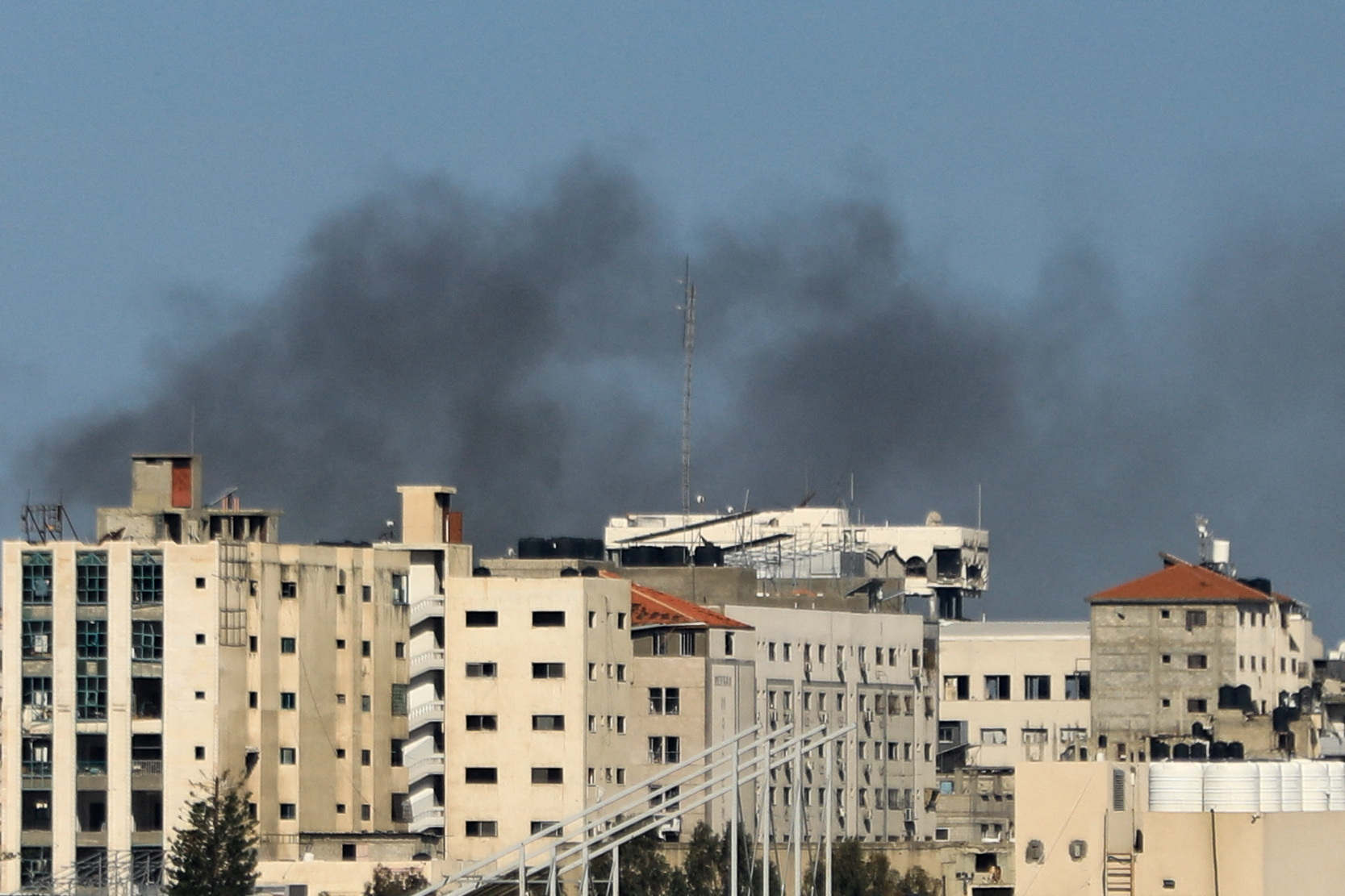Israeli raid at Al Shifa hospital and the area around it, in Gaza City