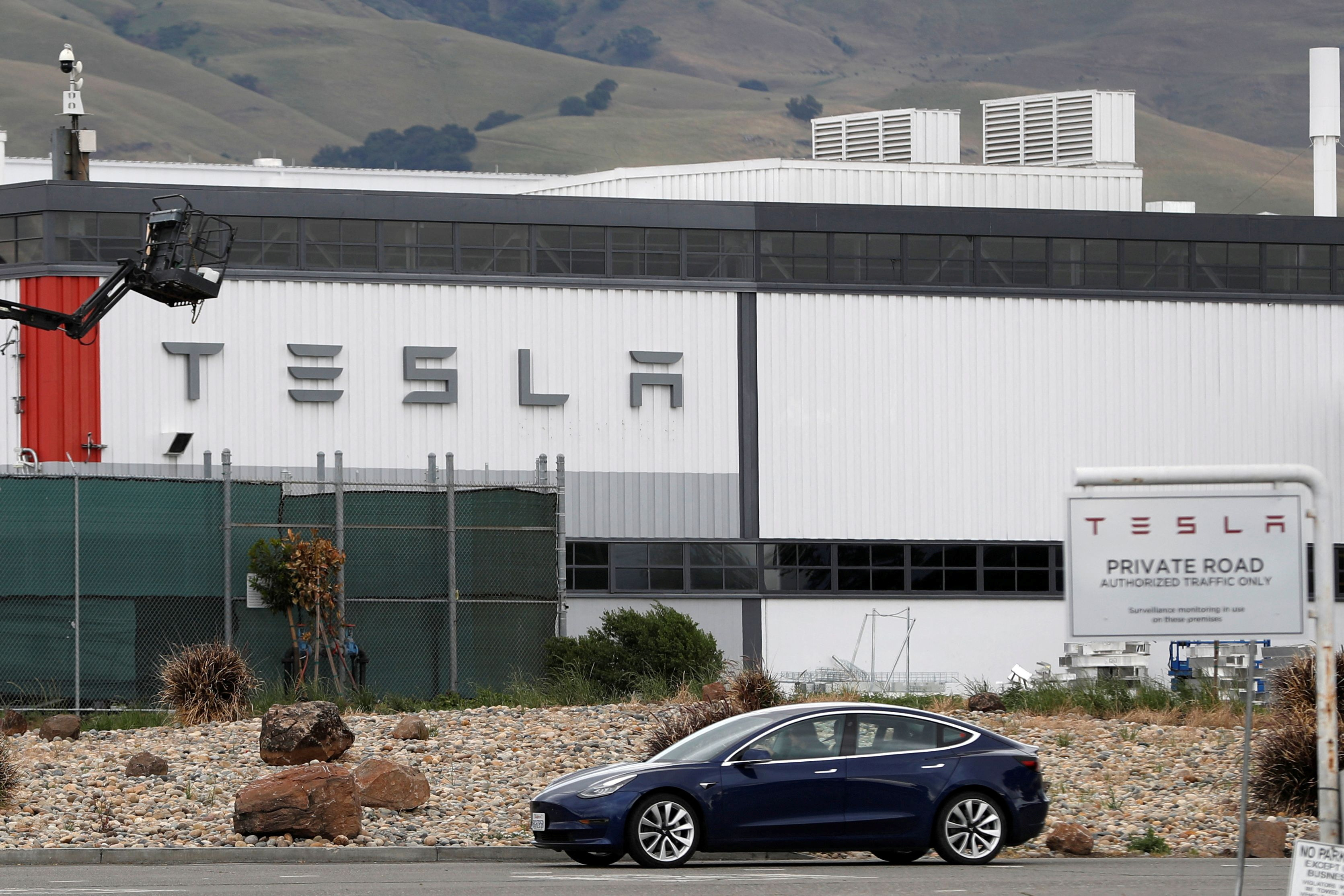 Tesla's primary vehicle factory in Fremont