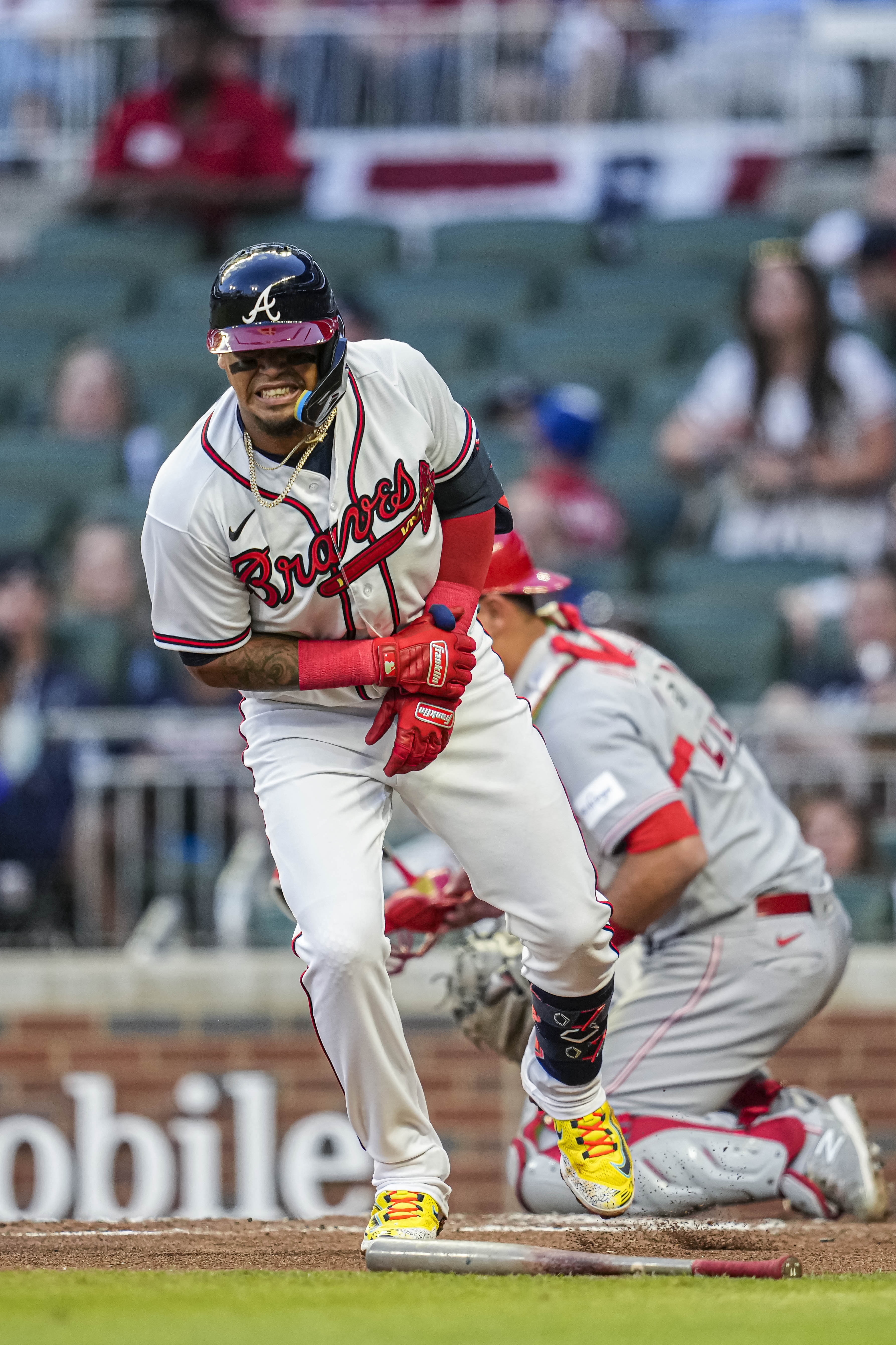 Rosario's tie-breaking HR in 8th sends Braves past Reds, 5-4 - The San  Diego Union-Tribune