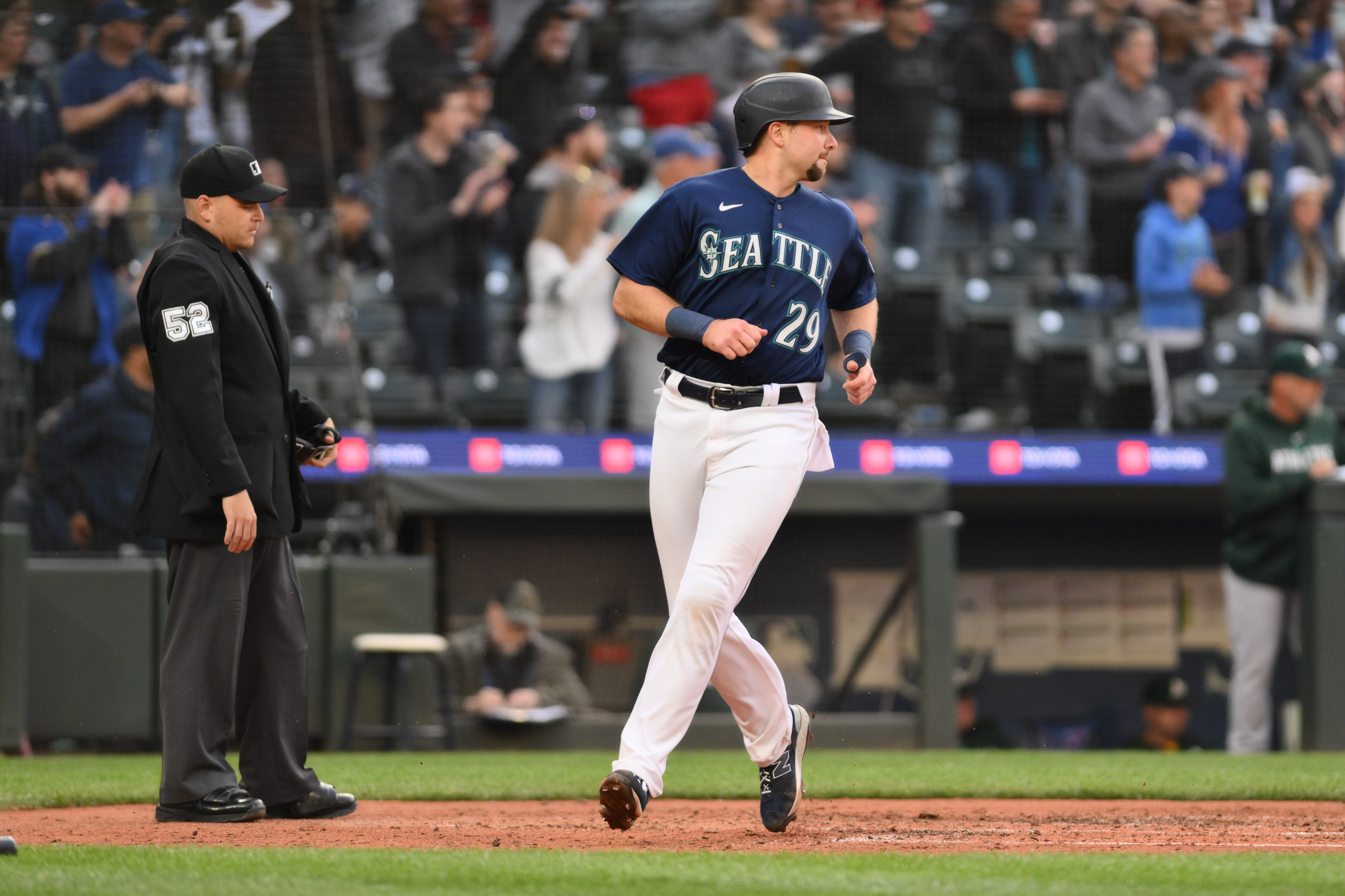 Cal Raleigh Game Used Jersey - ALDS Game 1 (1-4, RBI)