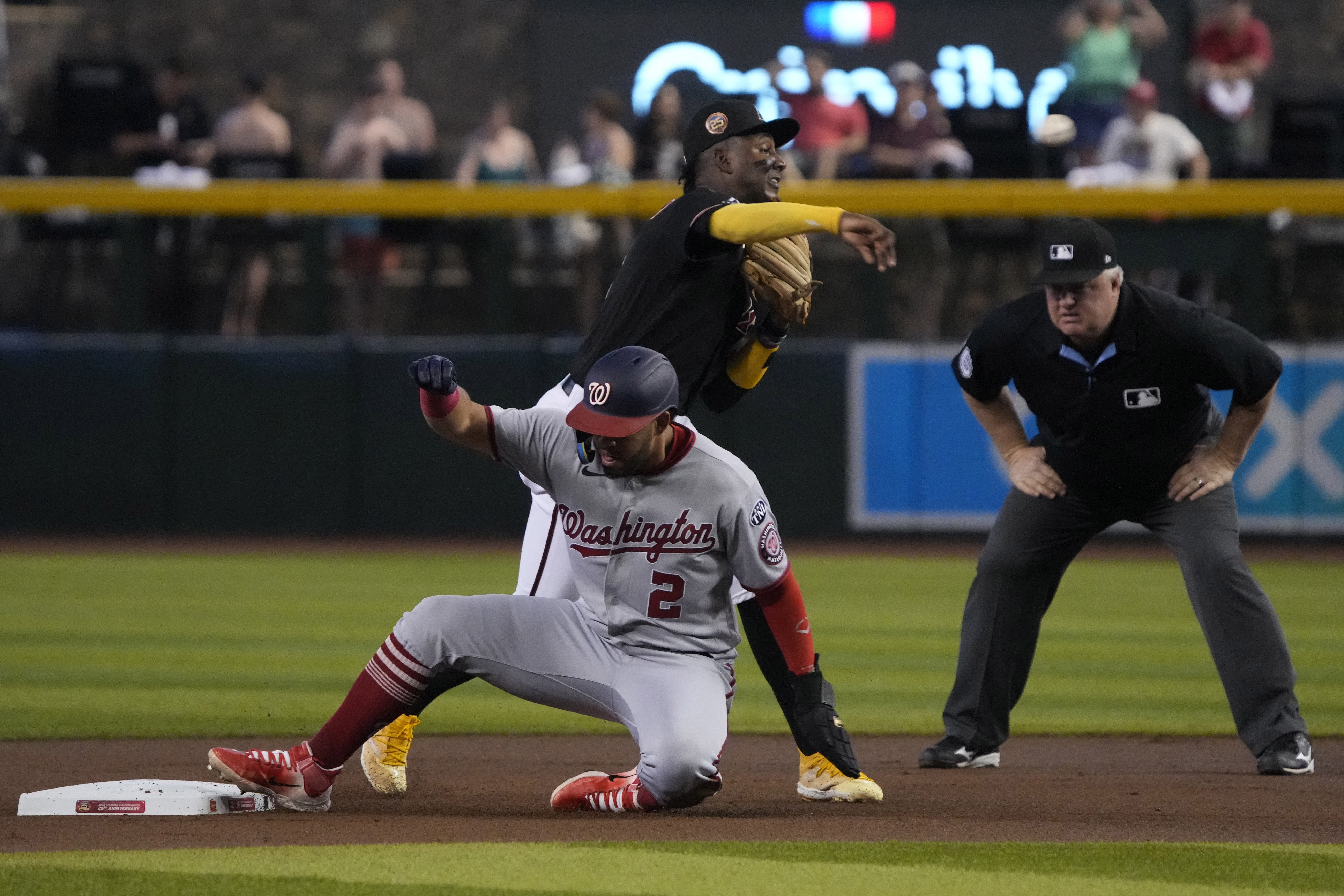 Joey Meneses, at first spring training, gets treated like a veteran - The  Washington Post