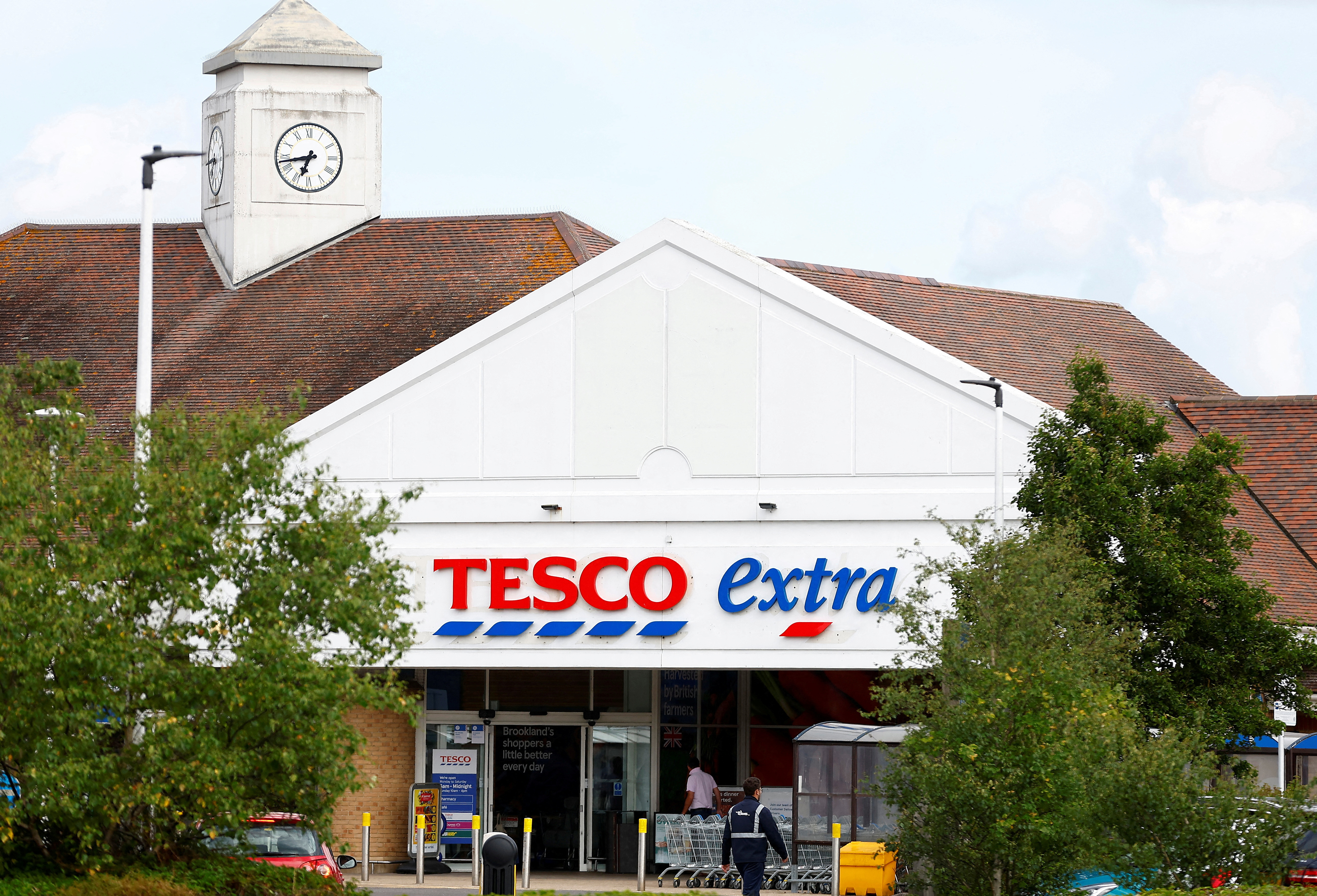 A Tesco store Weybridge, Britain