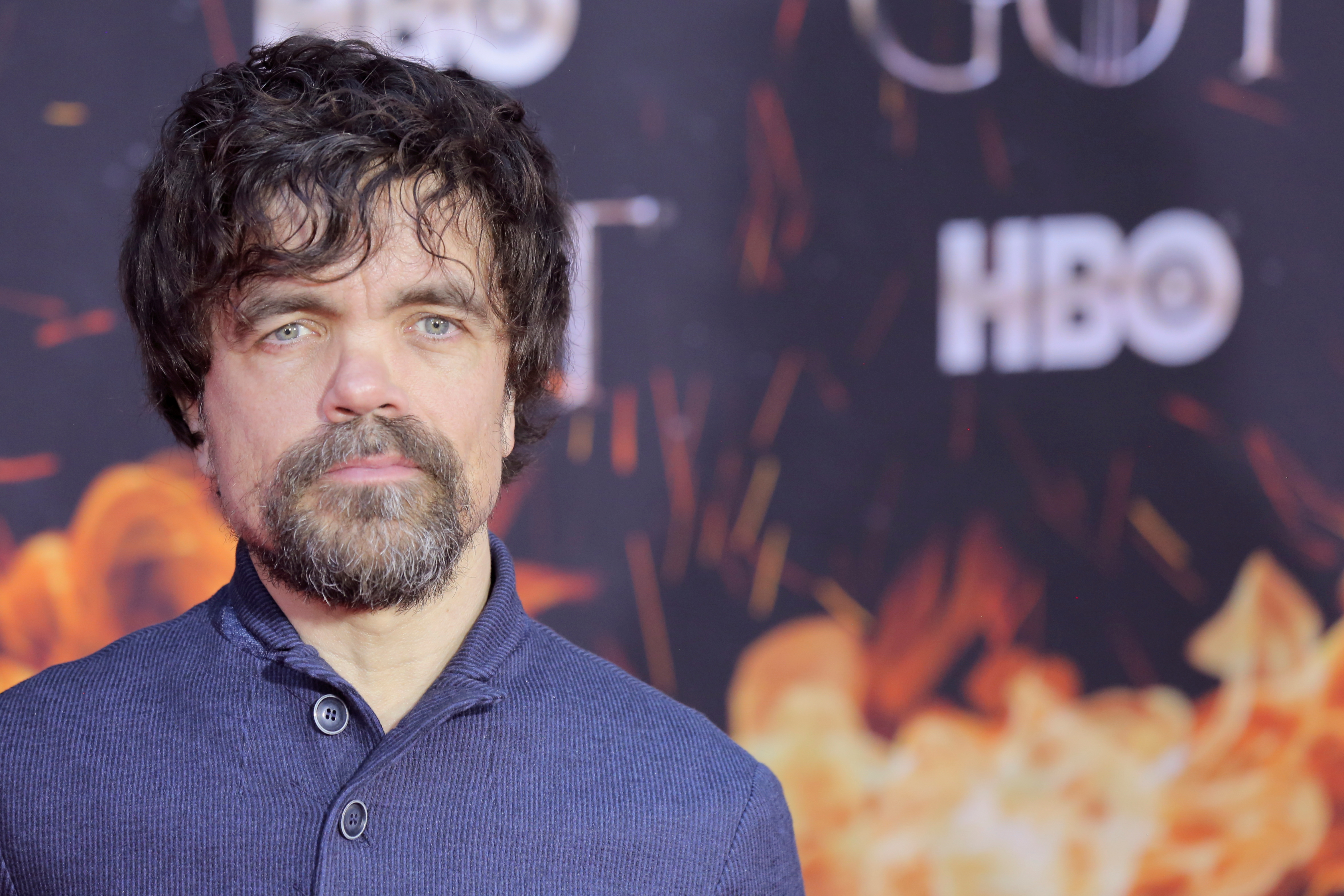 Peter Dinklage arrives for the premiere of the final season of 