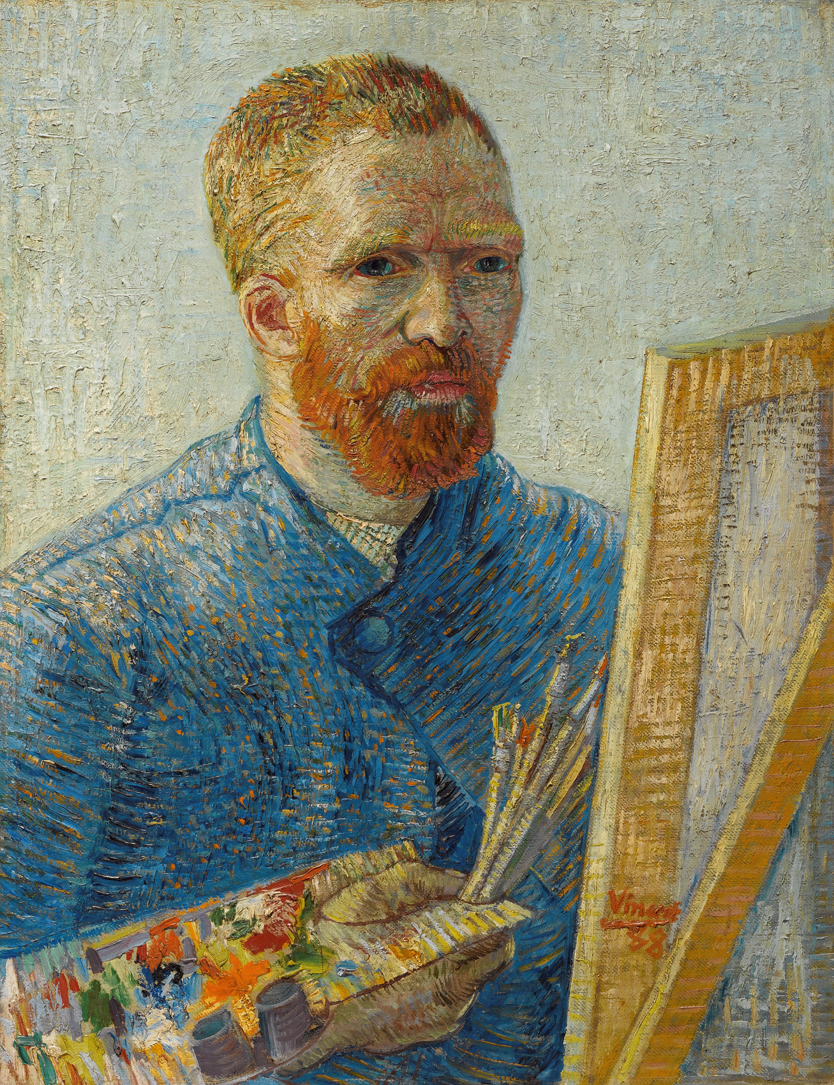 Self-portrait as a painter from 1888 by Vincent van Gogh (1853-1890) obtained on June 30, 2021. Courtesy of The Courtauld/Handout via REUTERS THIS IMAGE HAS BEEN SUPPLIED BY A THIRD PARTY. NO NEW USES AFTER JULY 30, 2021.