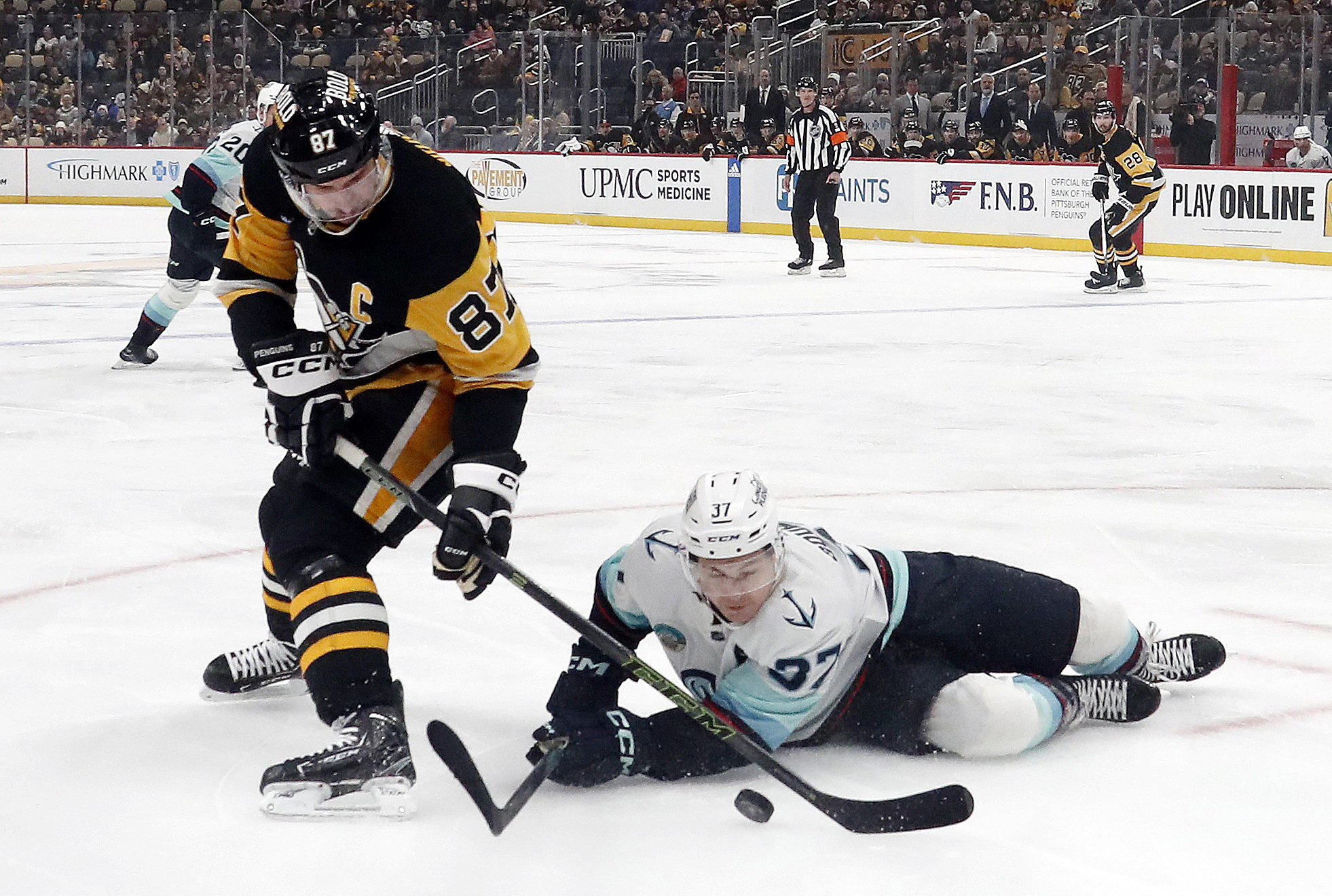 Tristan Jarry, Sidney Crosby Help Penguins Snap Kraken's Win Streak ...