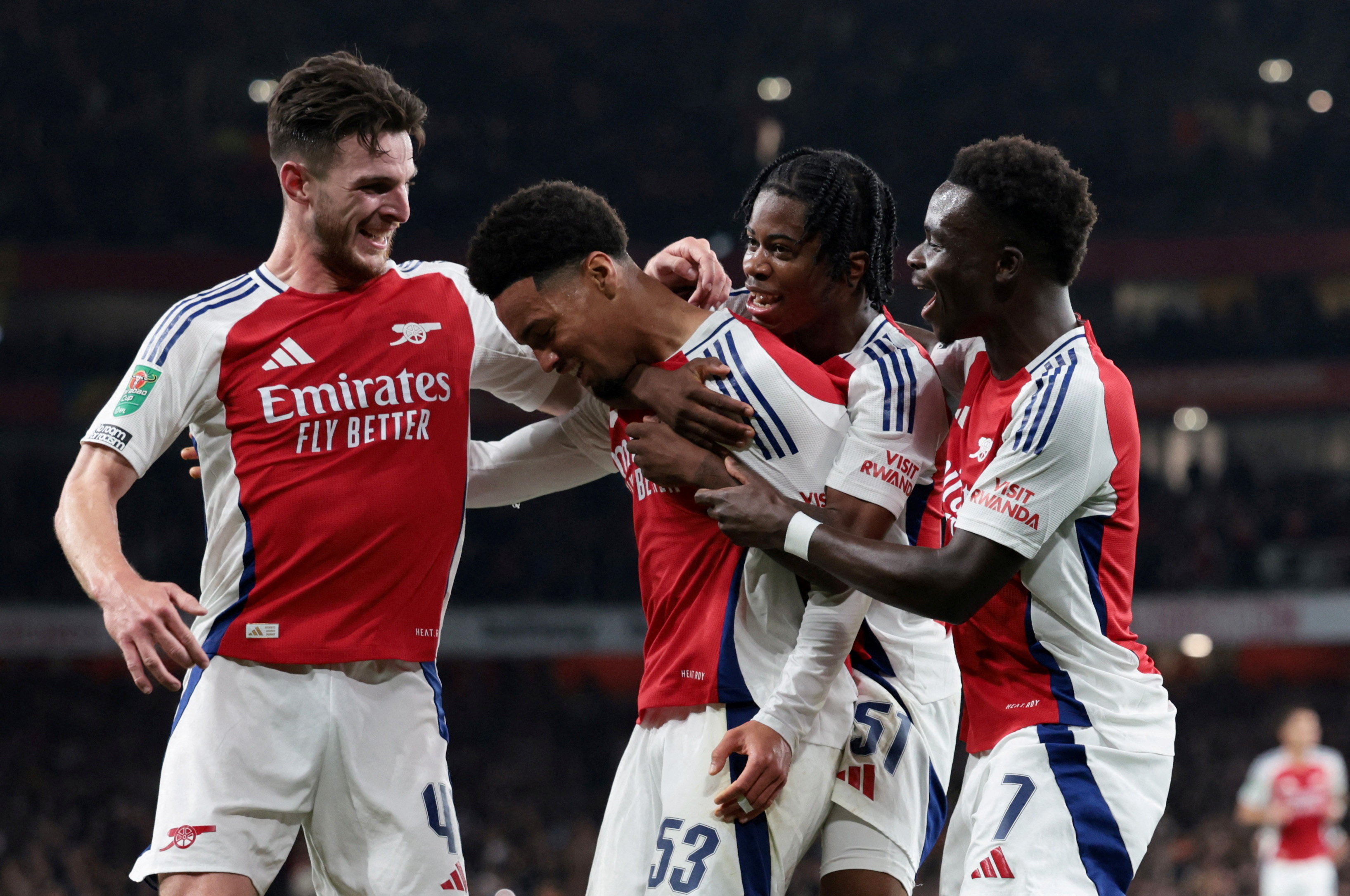 Liverpool thrash West Ham, Arsenal crush Bolton in third