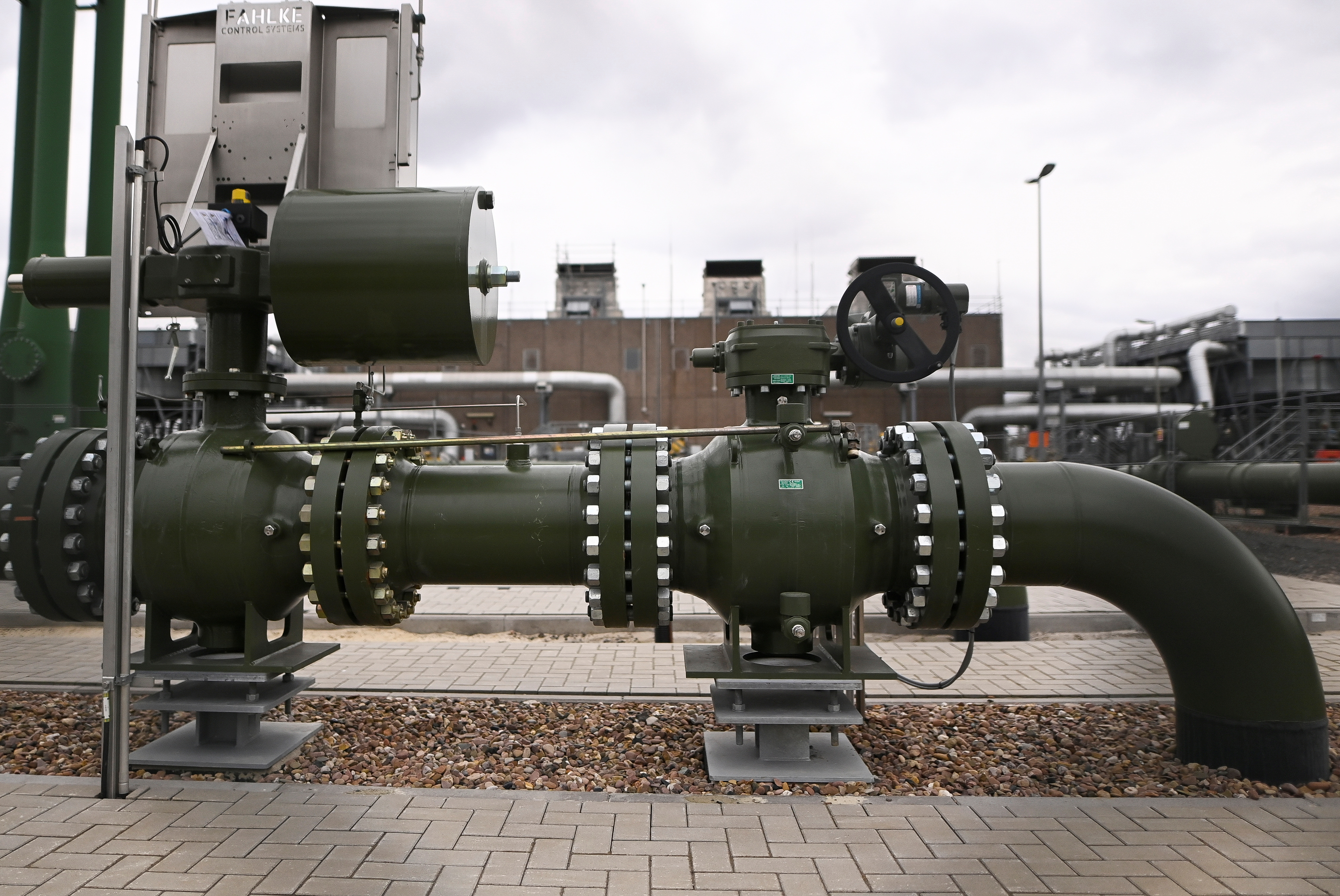 Compressor station of Dutch gas company Gasonie in Embsen