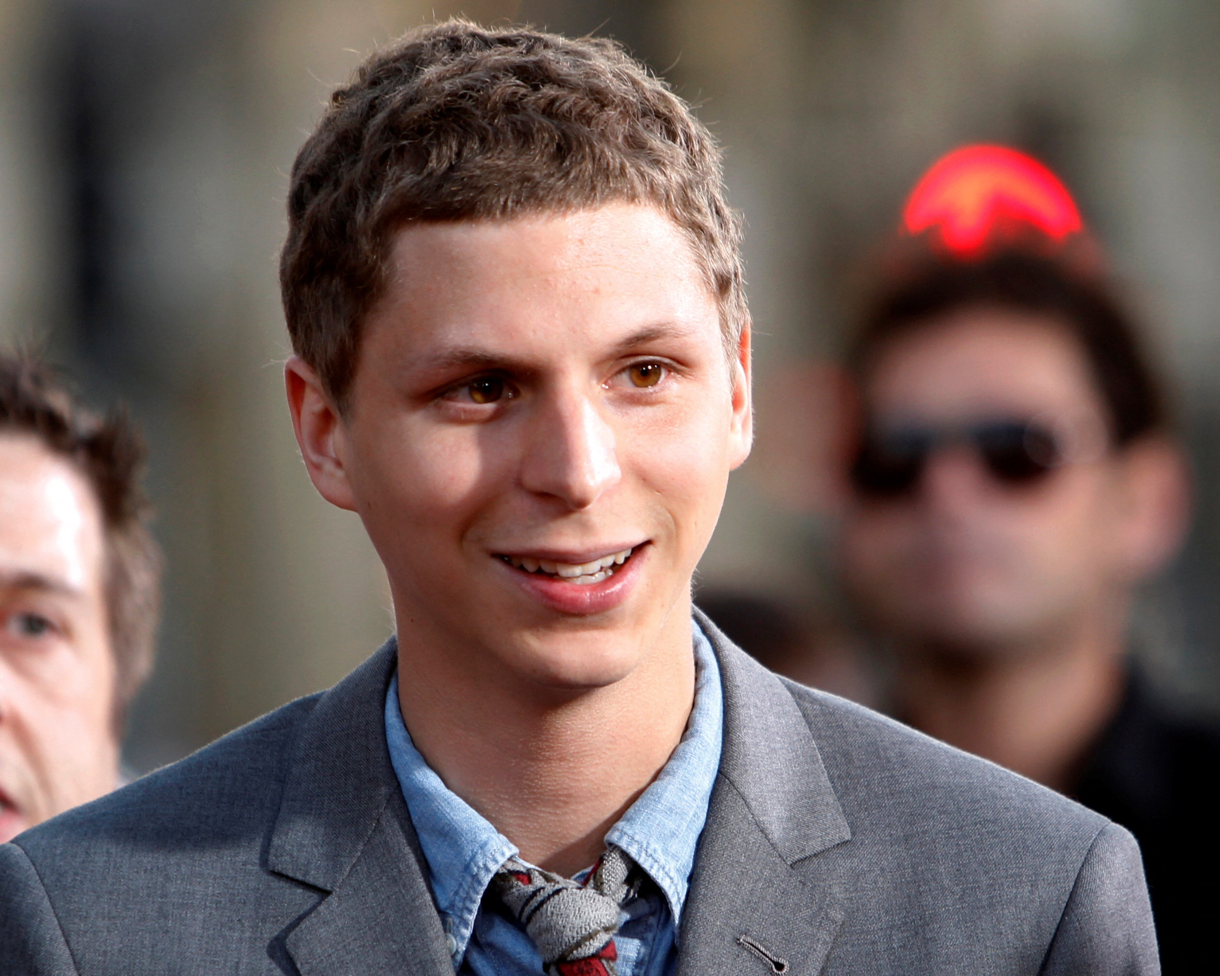 Cast member Michael Cera poses at the premiere of the movie 'Scott Pilgrim vs. the World' at the Grauman's Chinese theatre in Hollywood