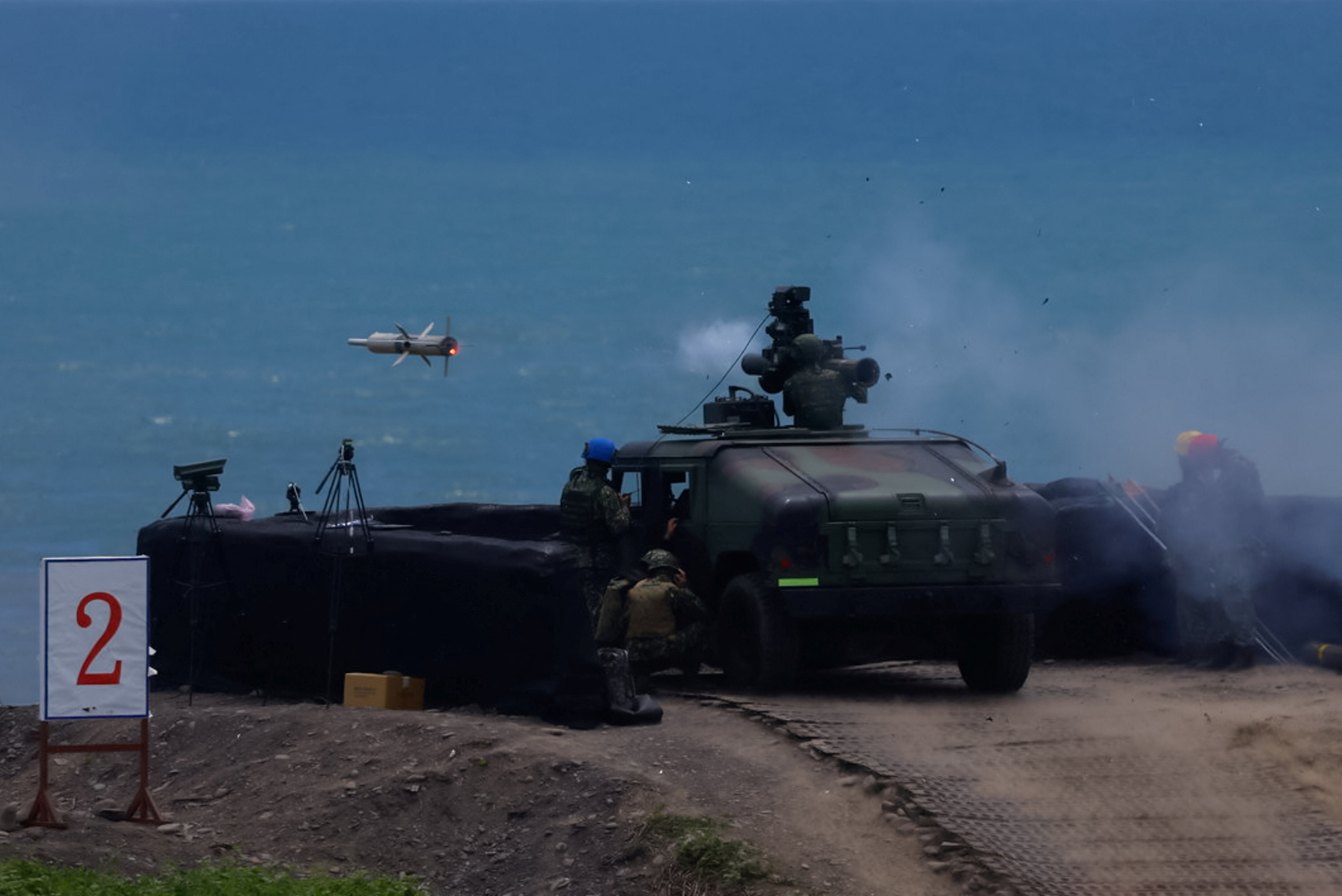 Taiwan Military Holds Live Fire Drills On Strategic Southern Coast Reuters 3814