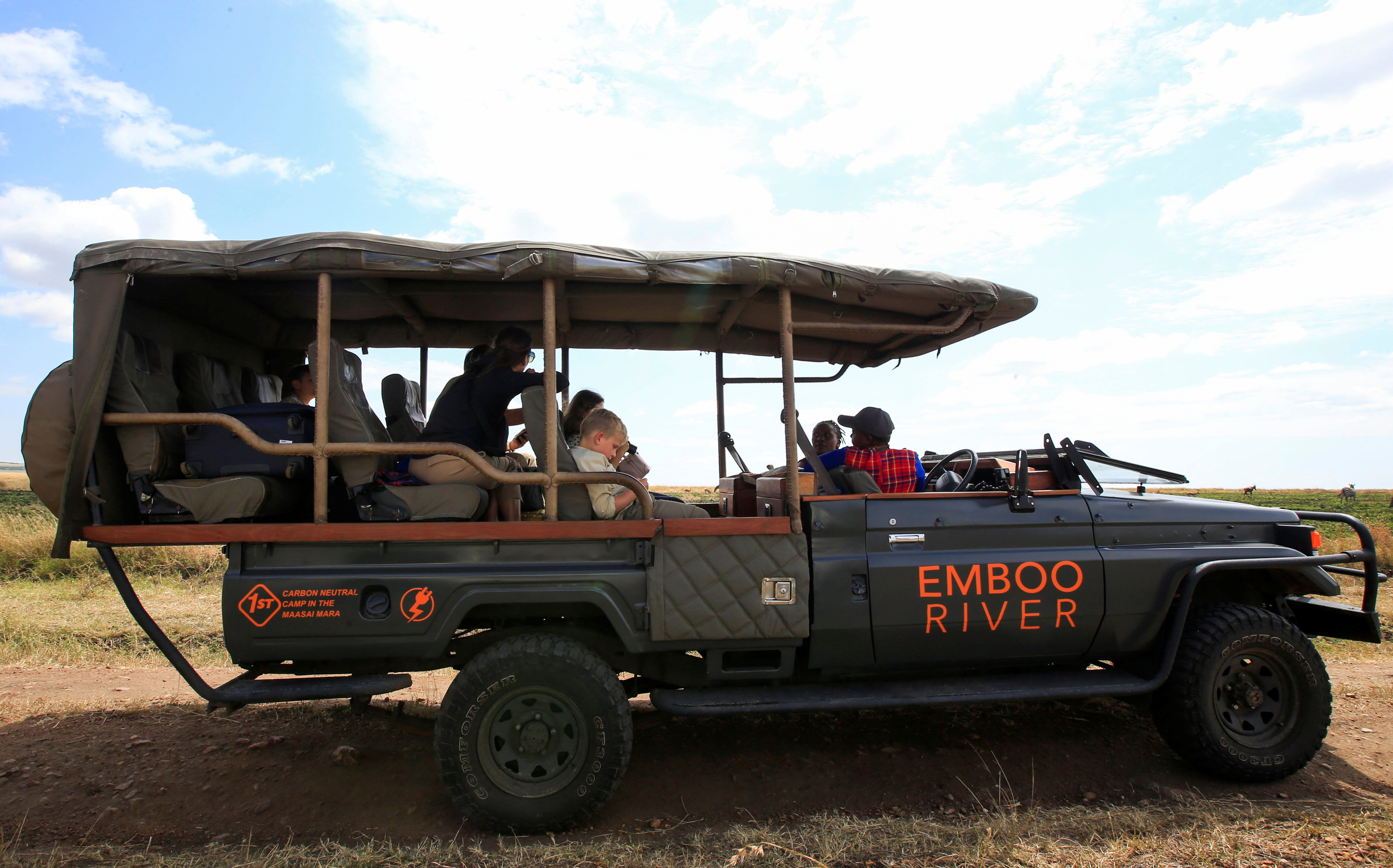 Eco-friendly vehicles offer quieter, cleaner safaris in Kenyan reserve