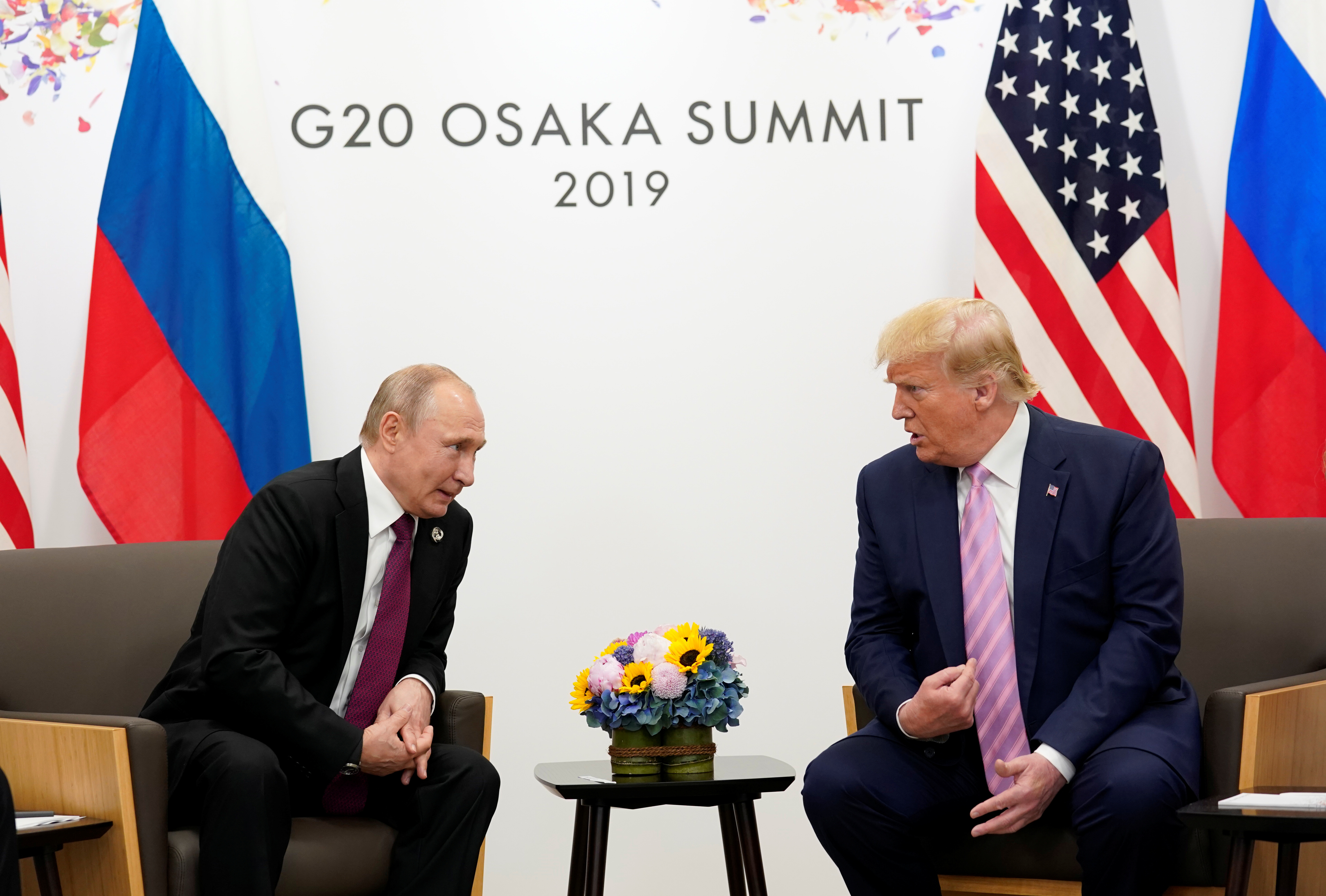 Vladímir Putin y Donald Trump se reunieron en el año 2019. Foto: CDN   