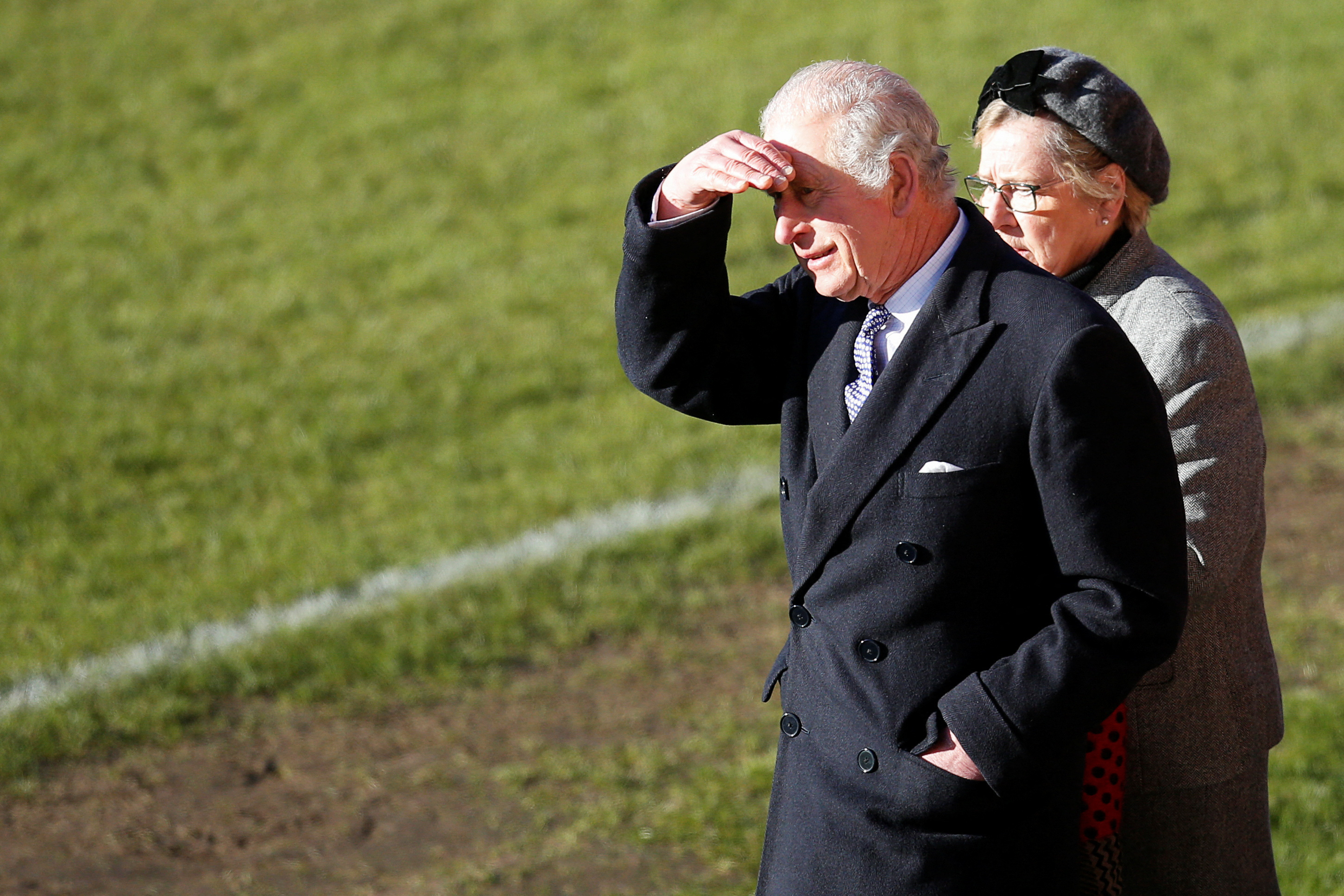 Charles and Camilla meet Hollywood royalty on football club visit