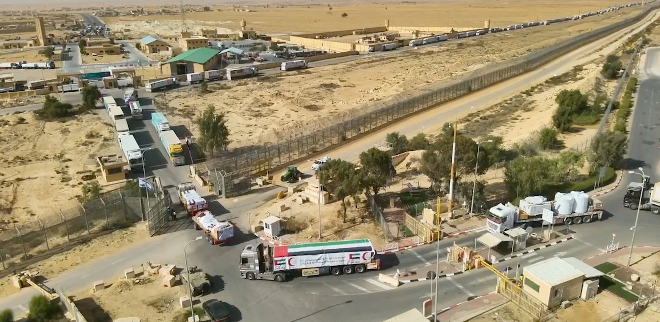Israeli military releases video said to show humanitarian aid entering Gaza