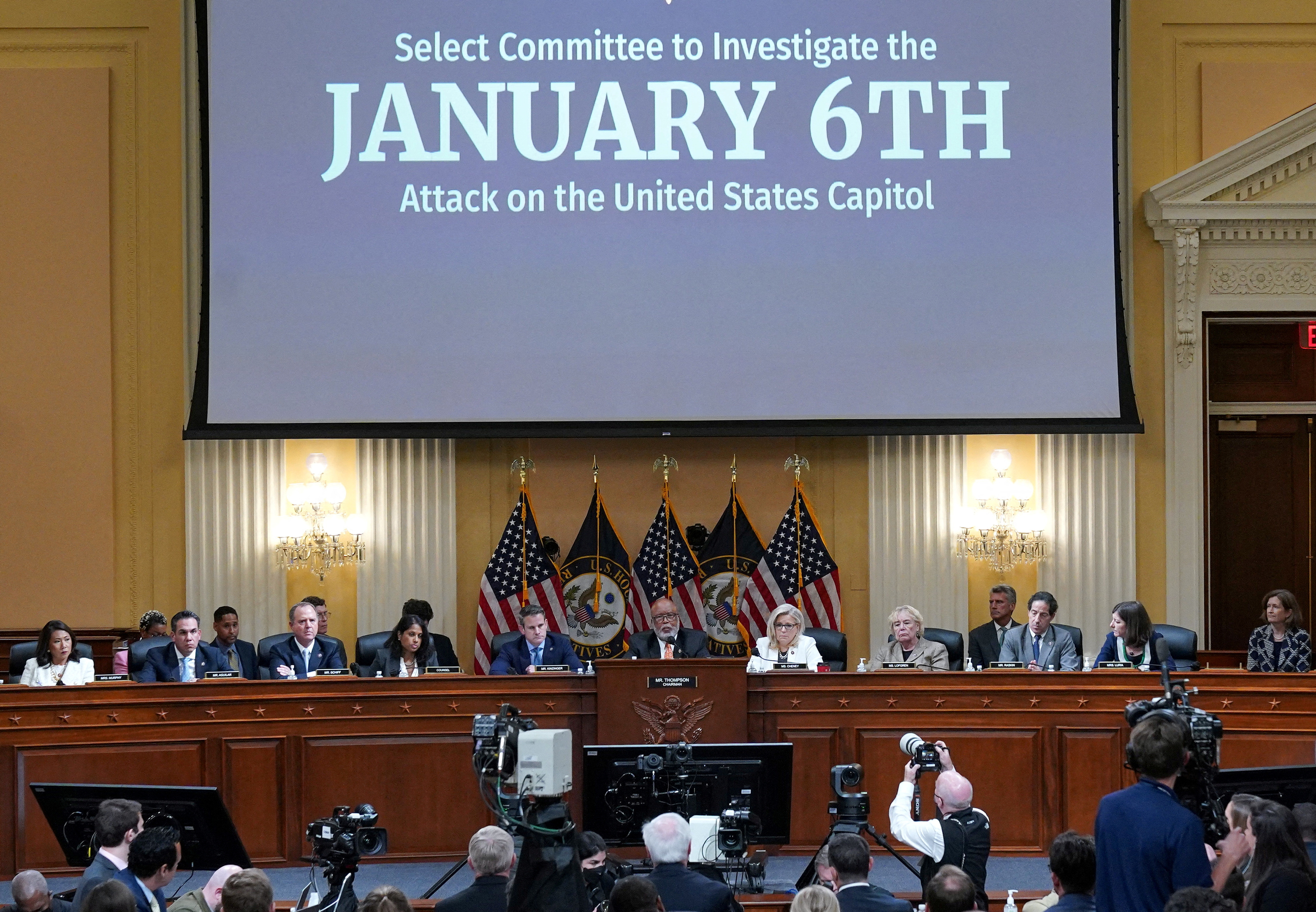 U.S. House Select Committee to Investigate the January 6 Attack on the United States Capitol holds public hearing in Washington