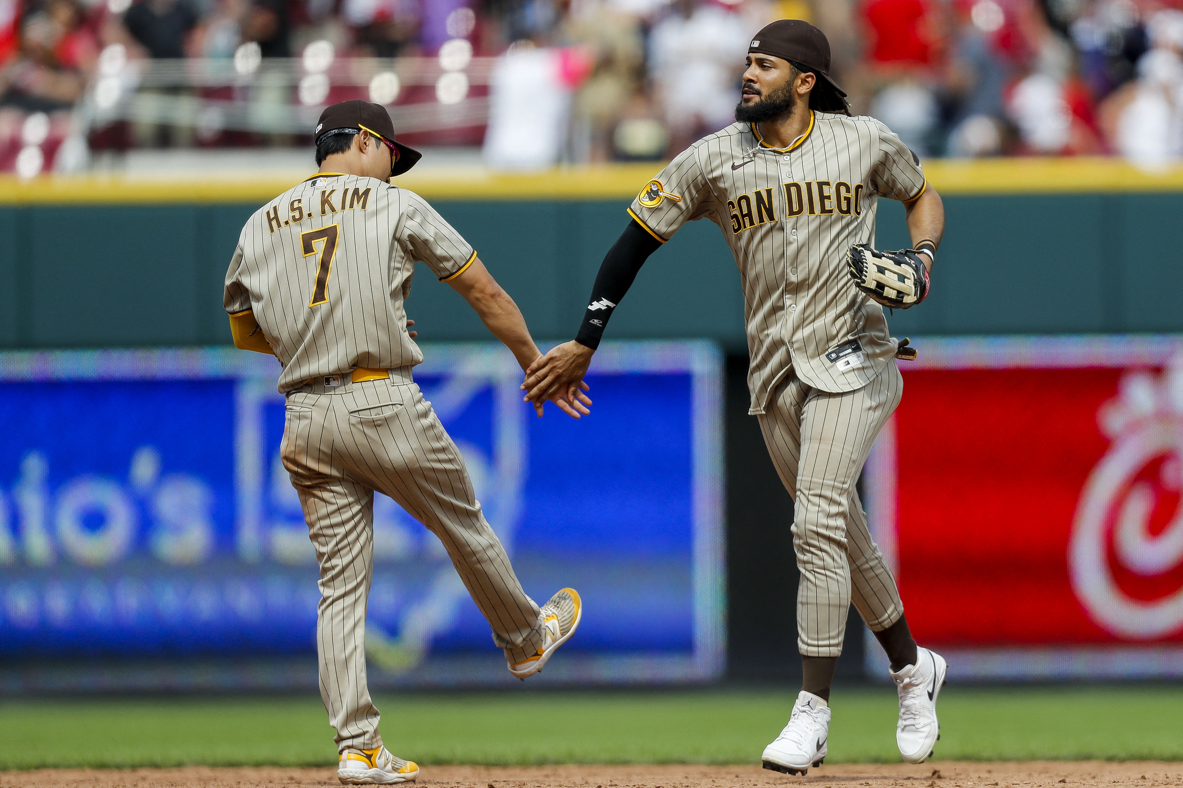 Juan Soto, Manny Machado shine as Padres pound Reds to stop skid - The San  Diego Union-Tribune