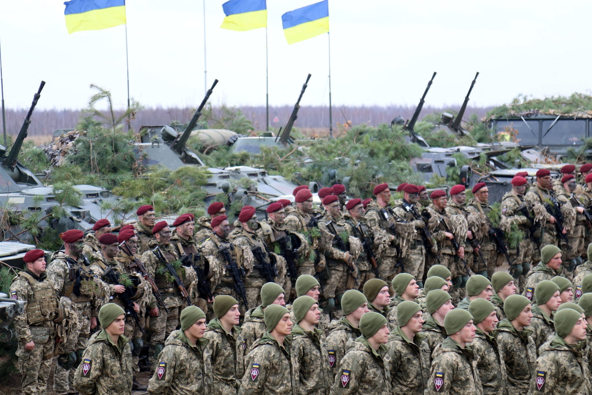 Military drills of the Ukrainian Air Assault Forces in Zhytomyr Region
