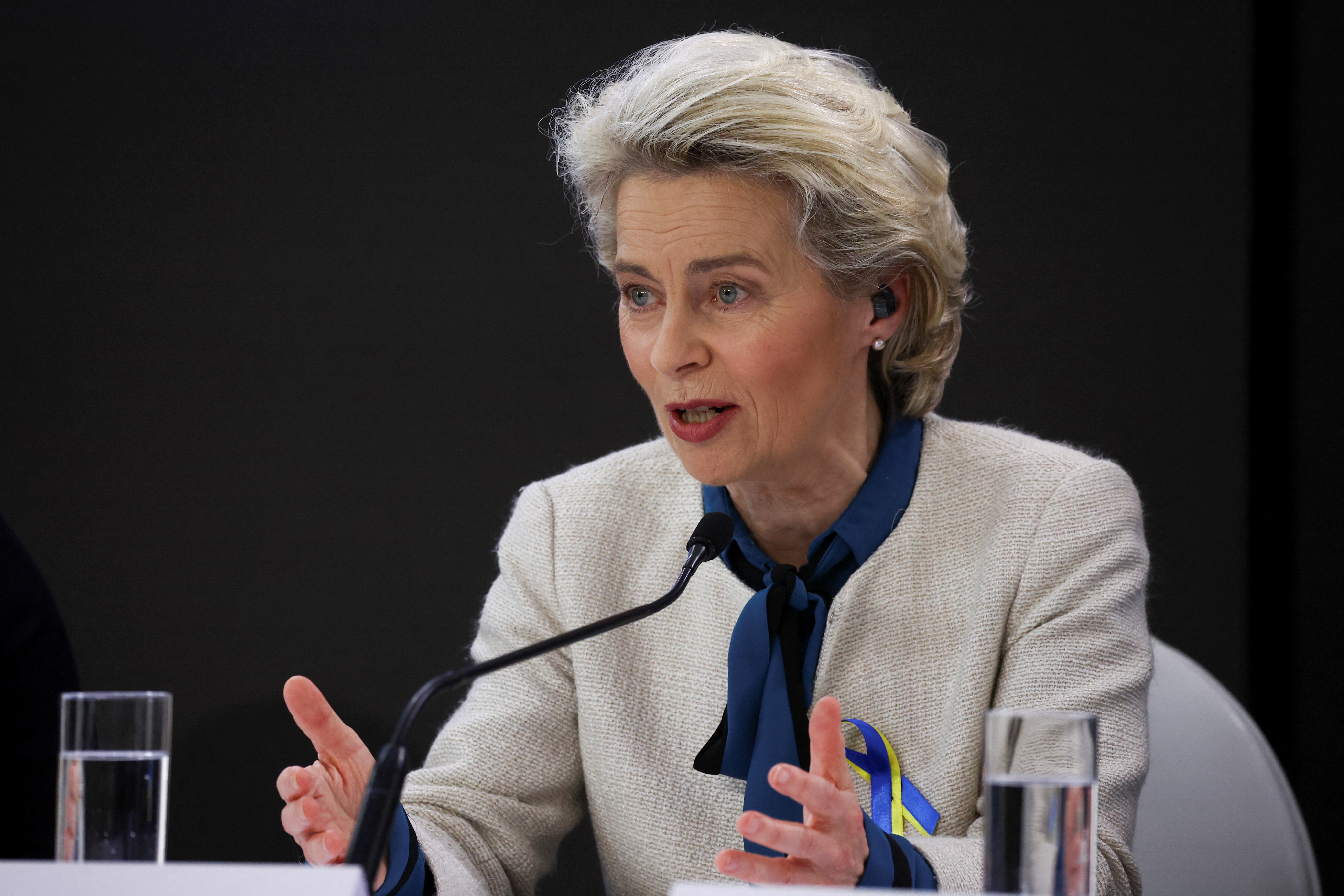 EU's Von der Leyen visits Warsaw to convene fundraising event for Ukraine