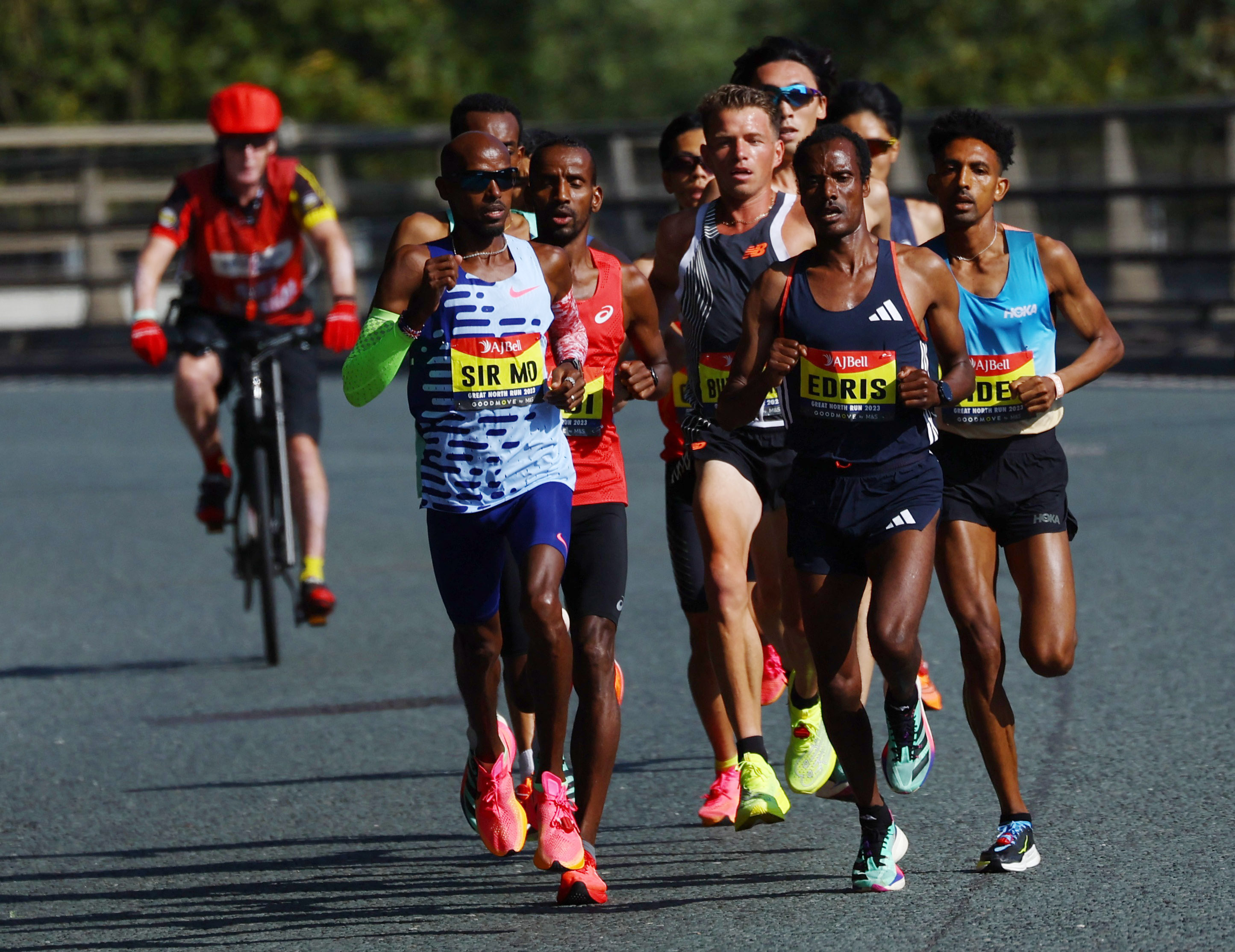 Running great Farah ends competitive career with fourth at Great North Run  | Reuters, image size:2890x2229