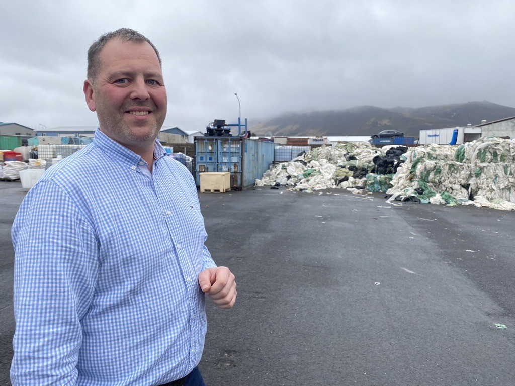 Siguruur Gretar Halldorsson, gerente general de la empresa de tecnología de reciclaje islandesa Pure North