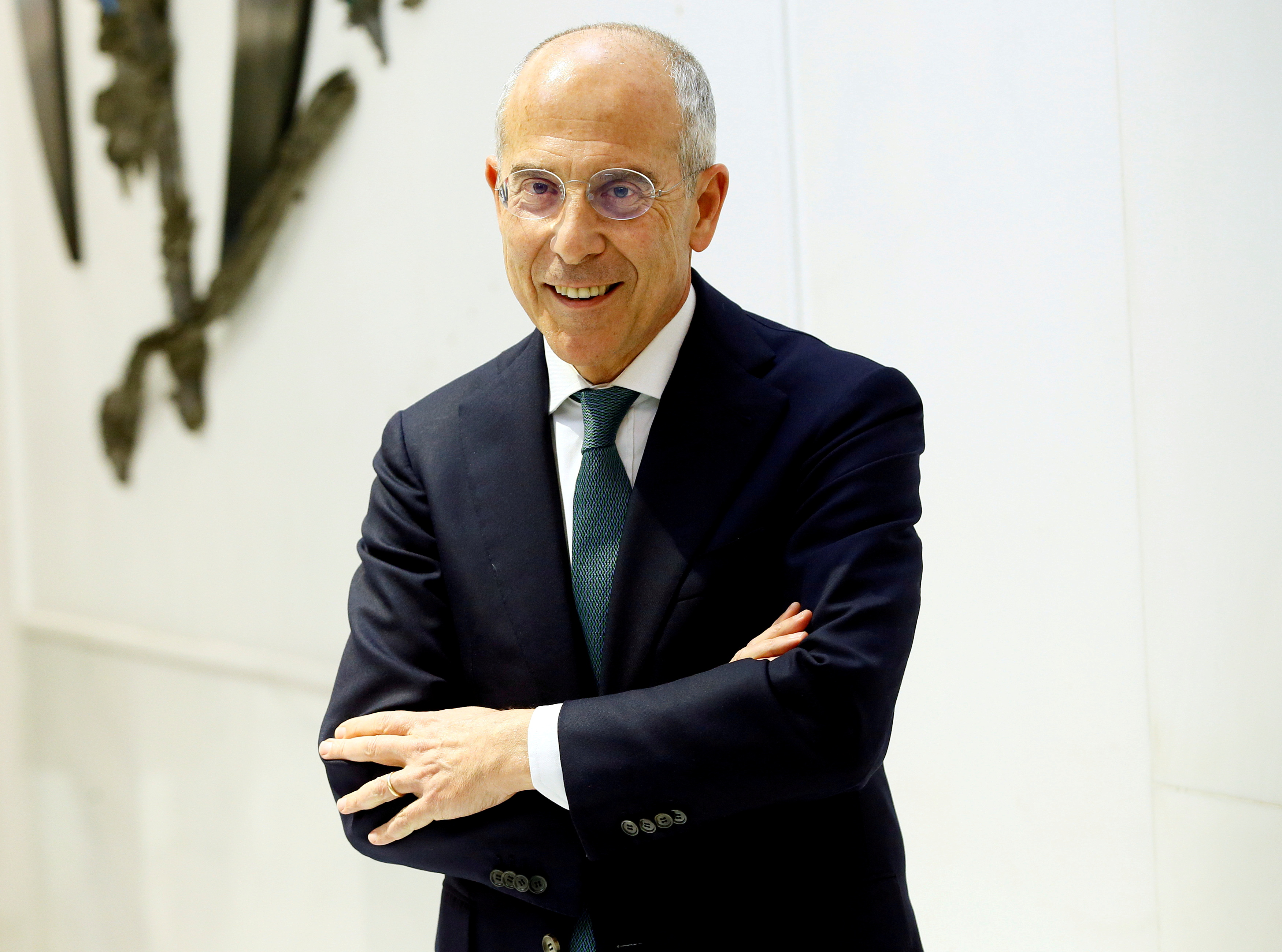 General manager and CEO of Enel Group Francesco Starace poses during 2018 Reuters Breakingviews Predictions event in Milan