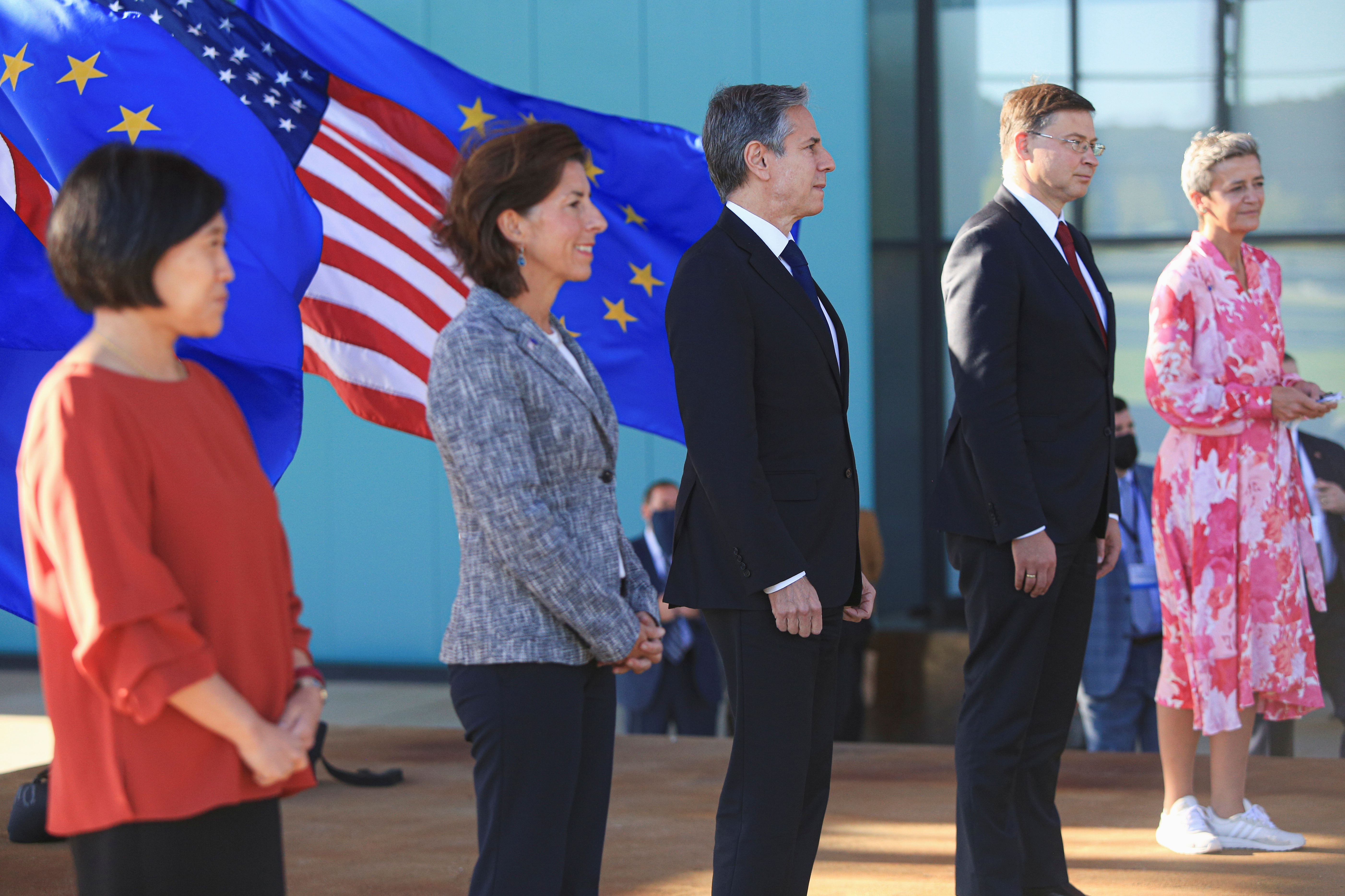 U.S. Secretary of State Antony Blinken hosts U.S and European Union trade and investment talks in Pittsburgh, Pennsylvania