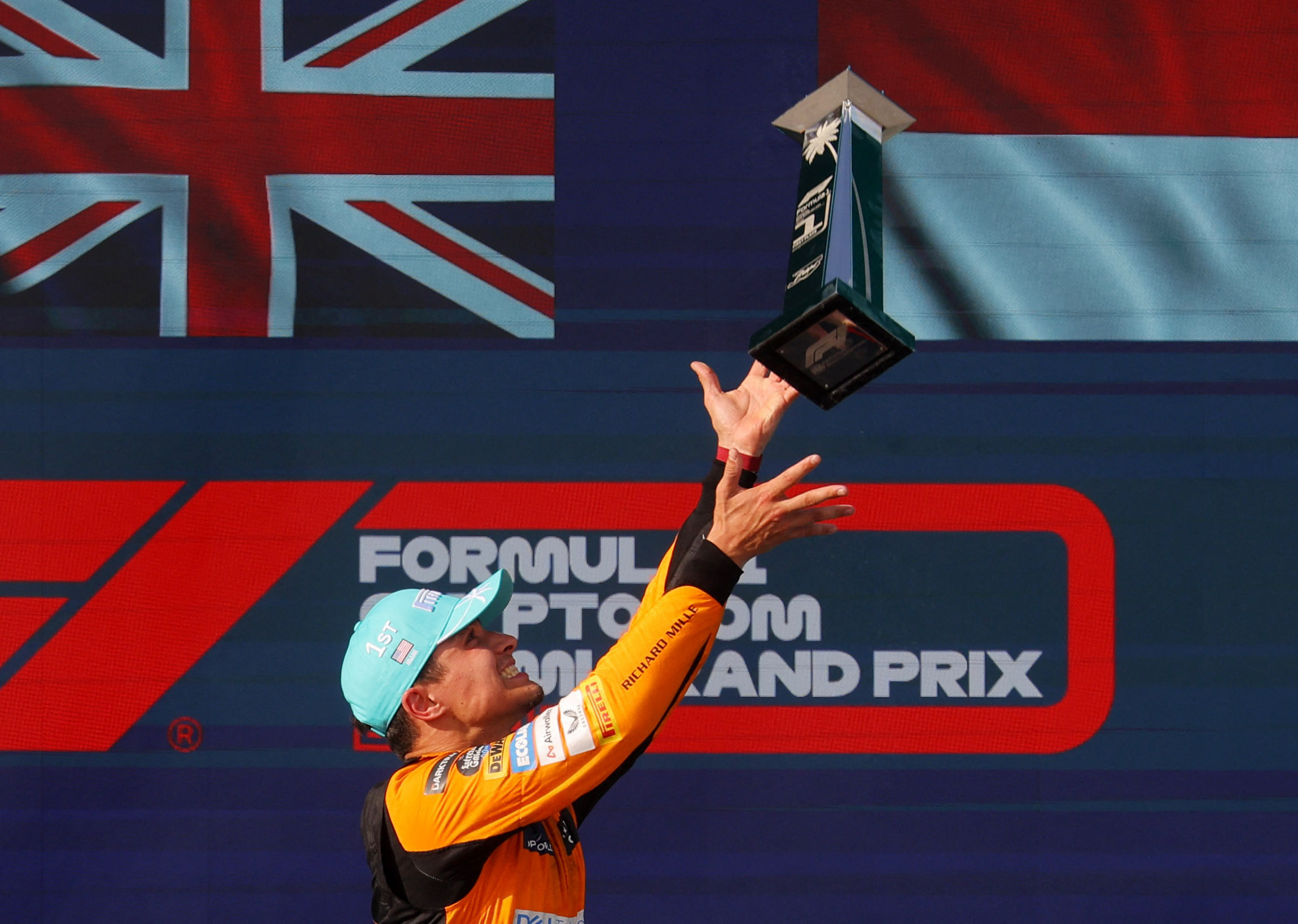 F1＝マイアミGP、ノリスが悲願のキャリア初優勝 角田は7位入賞