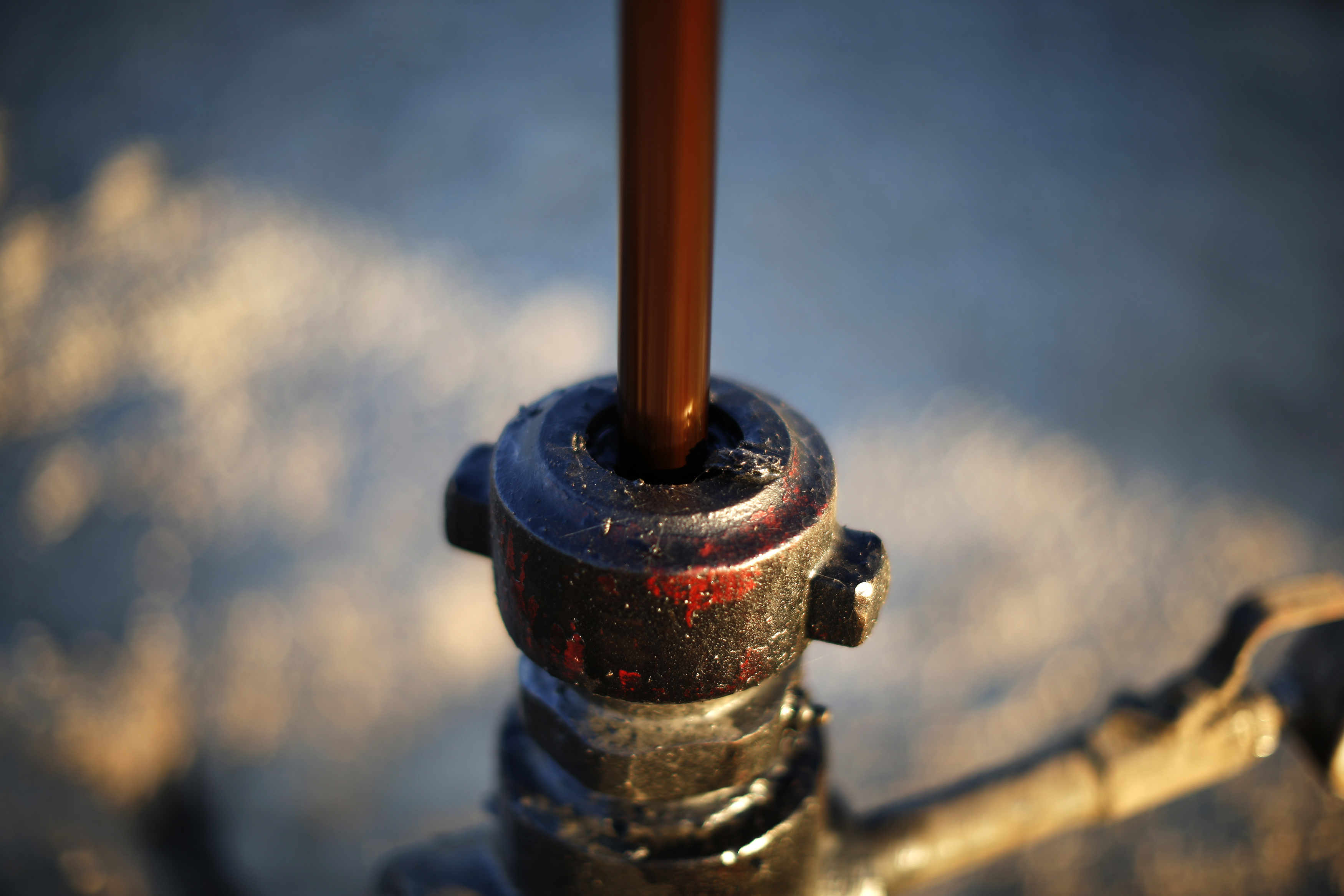 An oil pump is seen near Bakersfield