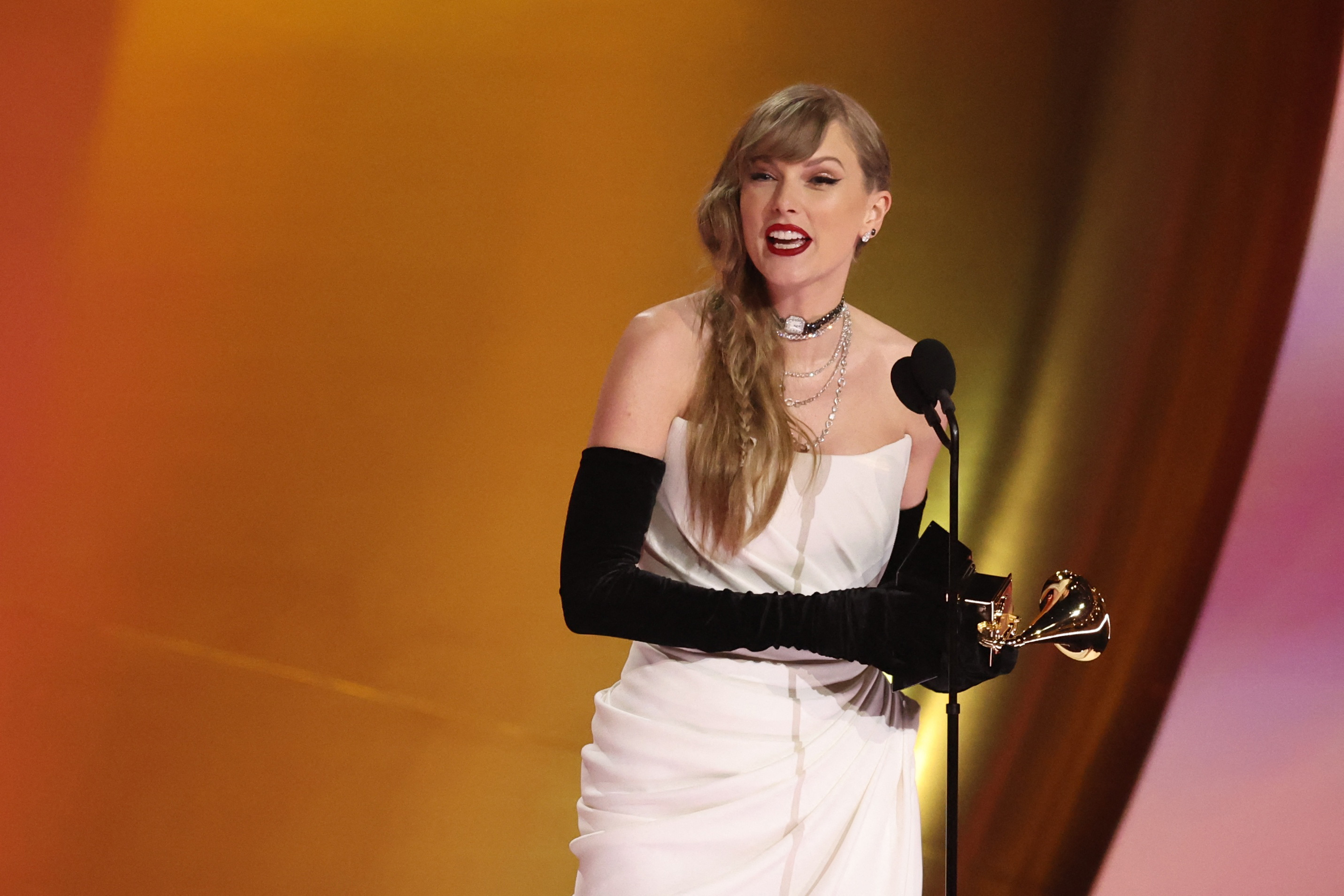 Grammys 2024 Taylor Swift makes history with fourth album of year win