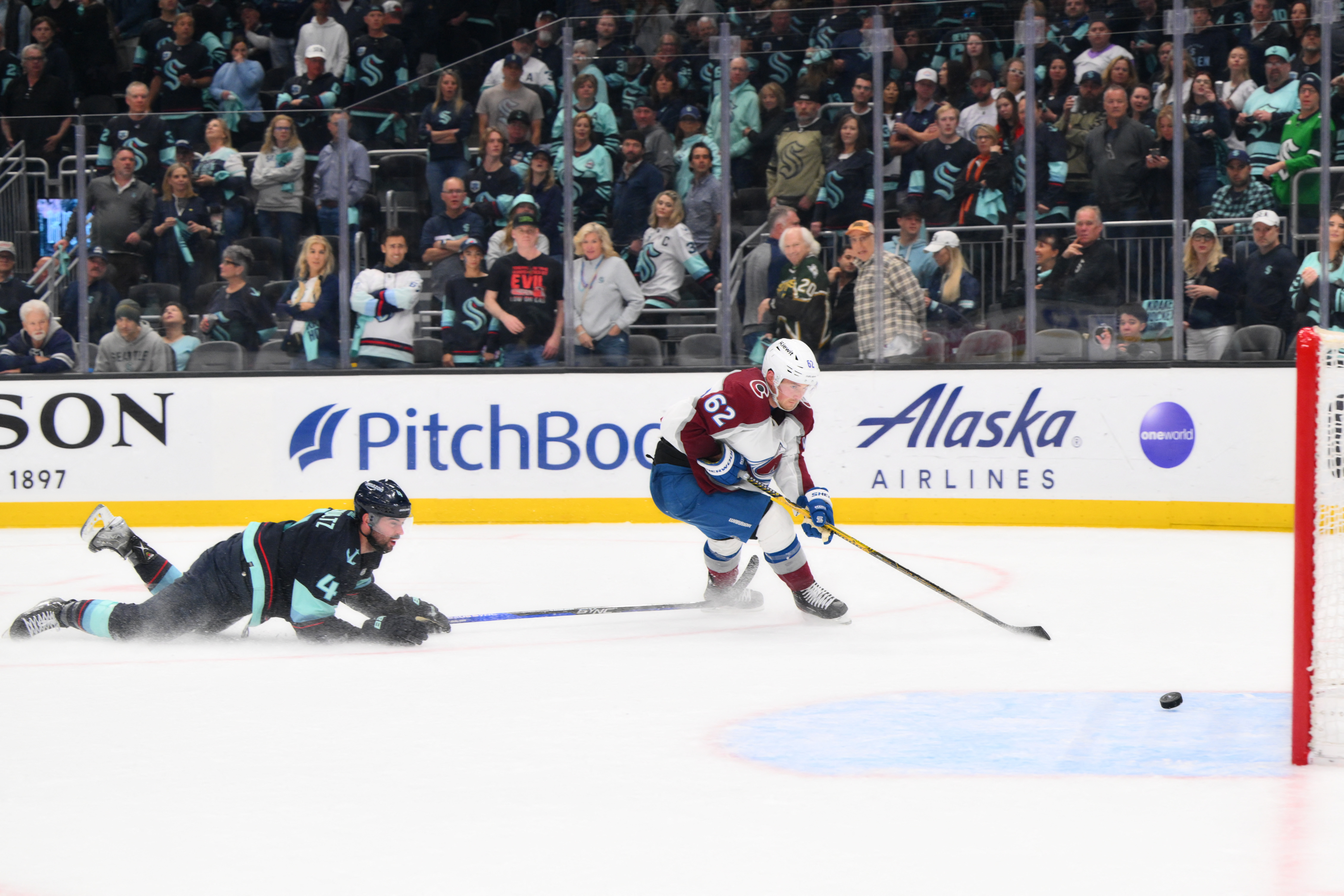 Kraken beat Avalanche, eliminate defending Stanley Cup champs