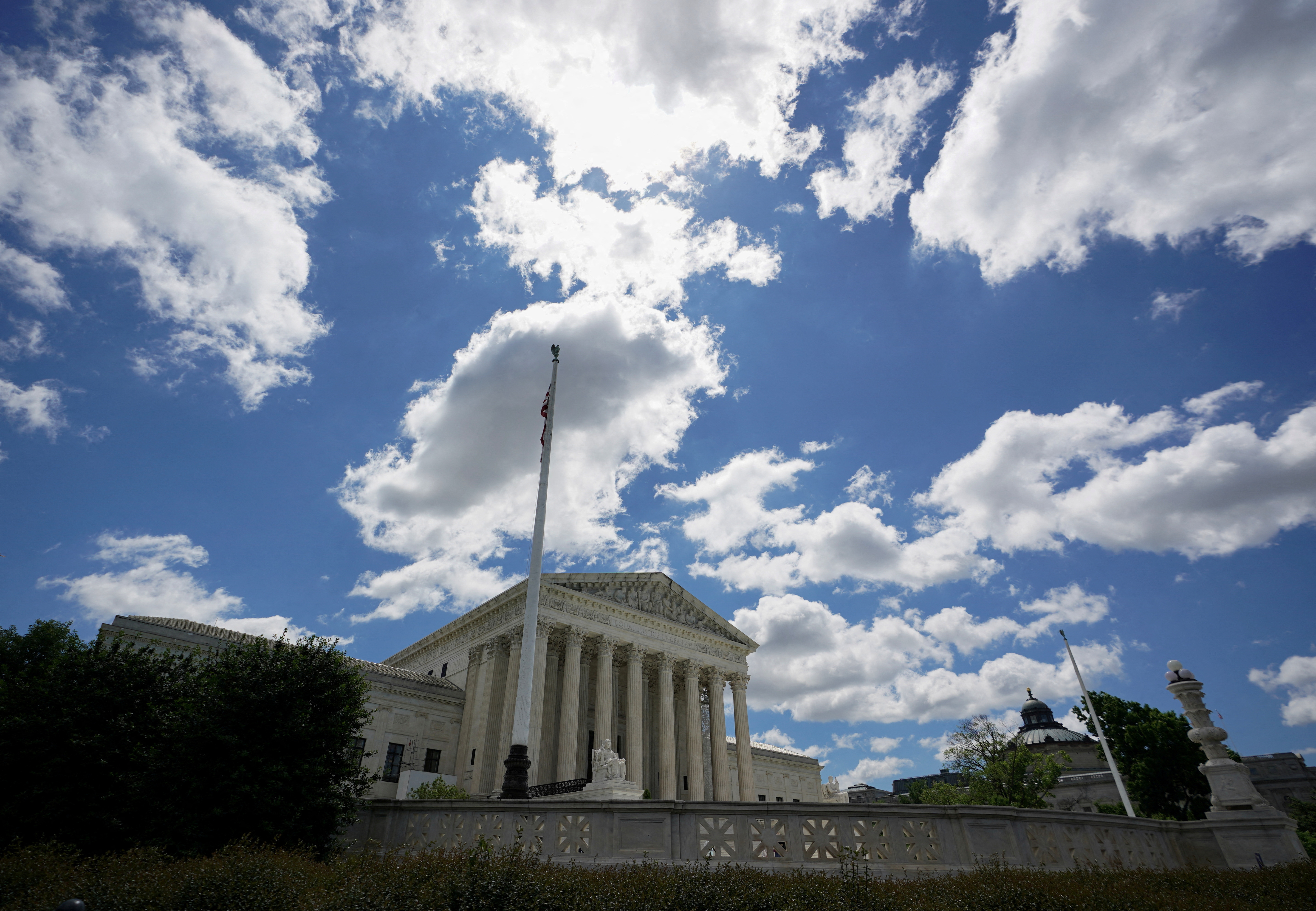 Clouds above the U.S. Supreme Court in Washington