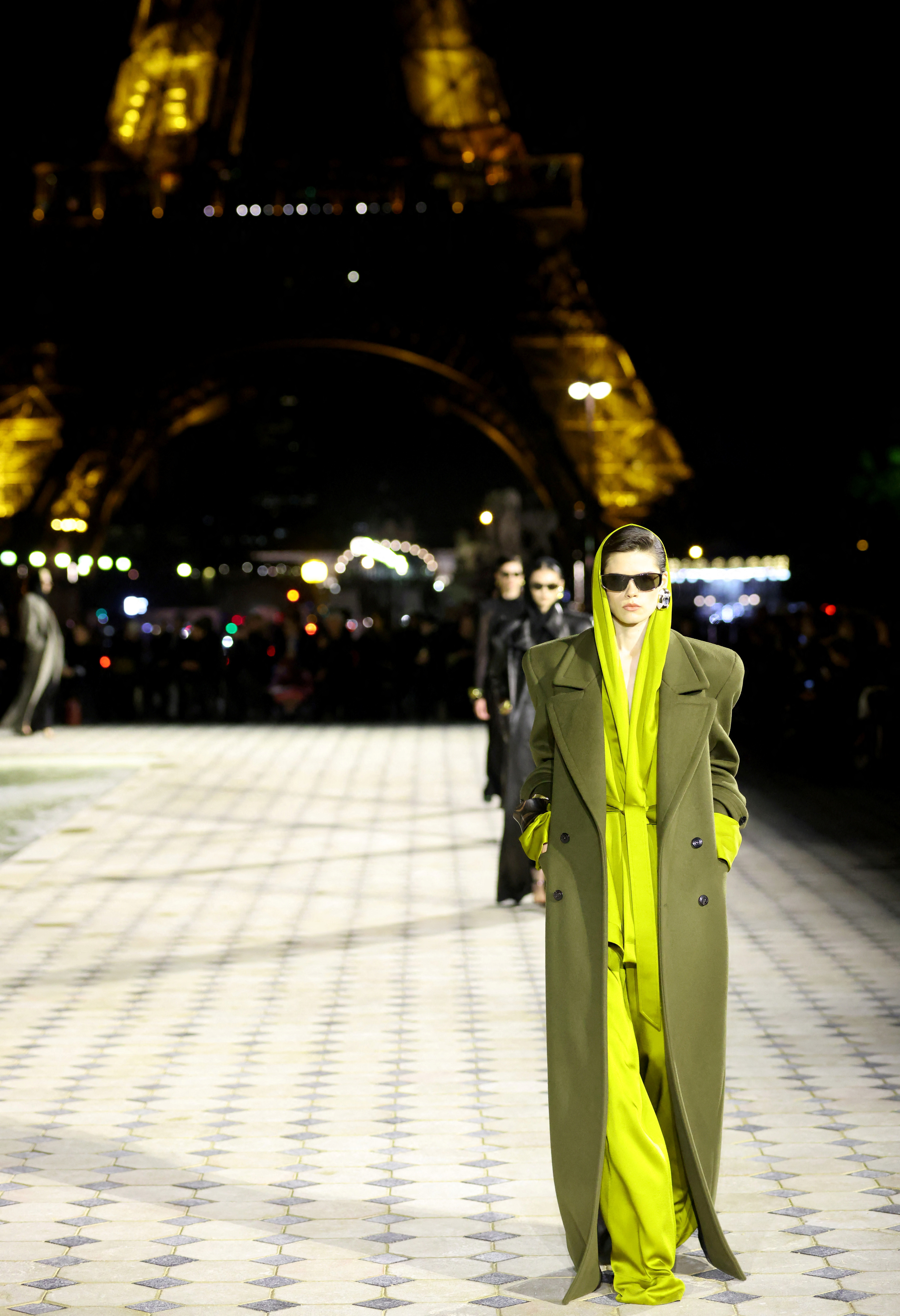 Yves Saint Laurent returns to Eiffel Tower runway