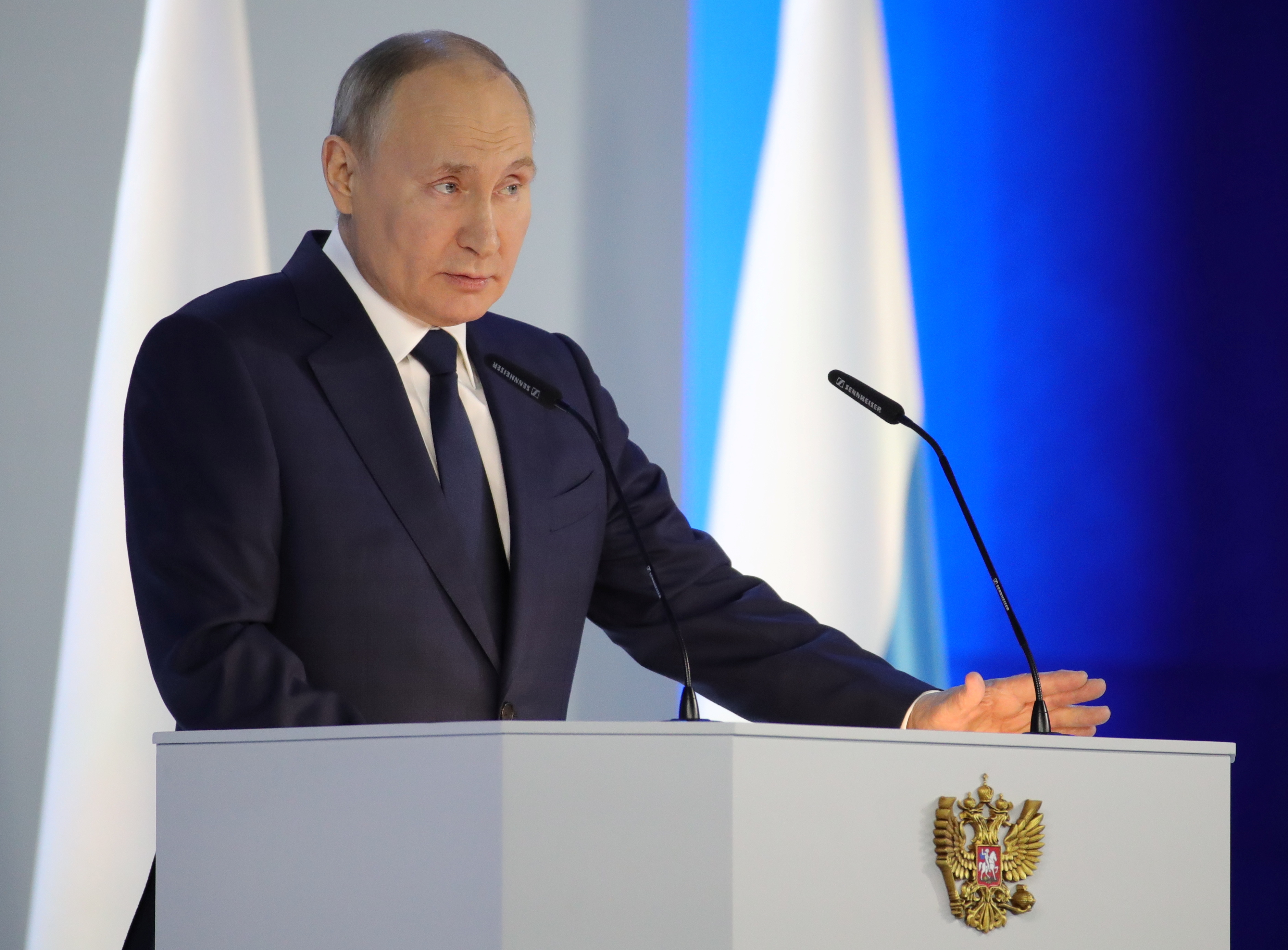 Russia S Putin With Election Looming Sets Out New Social Support Measures Reuters