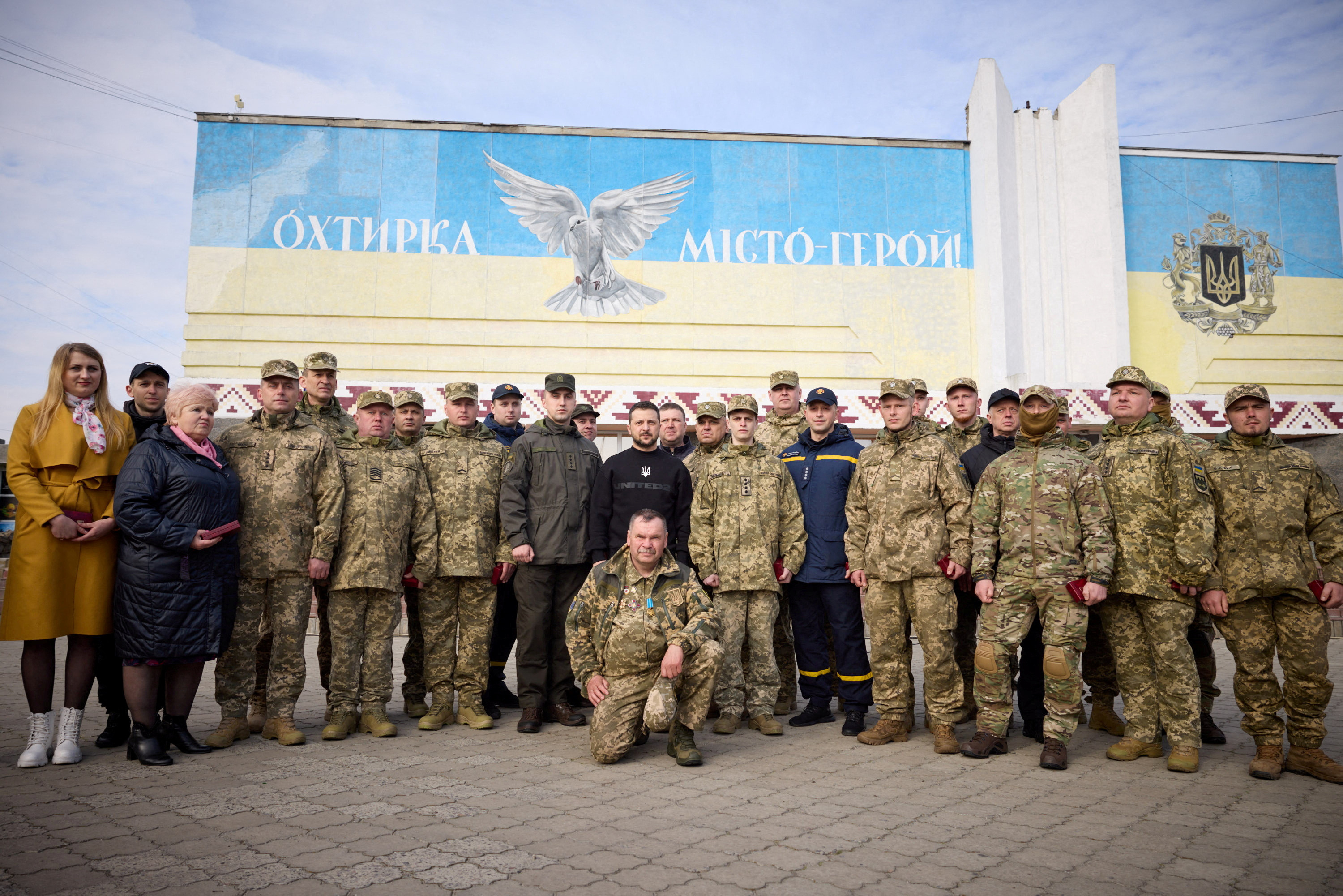 Ukraine's Zelenskiy Visits Border Guards, Promises Victory | Reuters