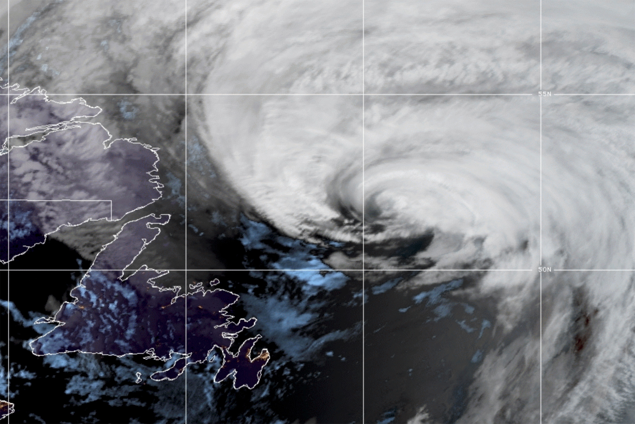 Hurricane Larry makes landfall in Newfoundland U.S. NHC Reuters