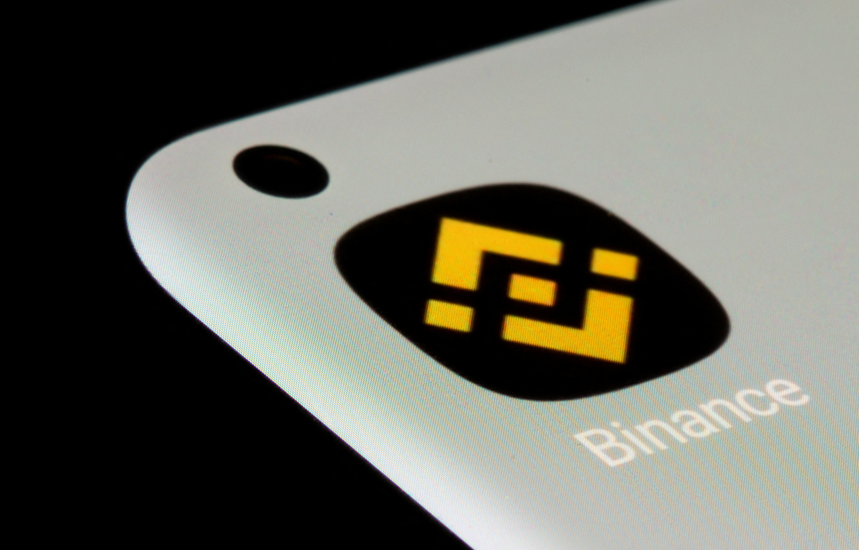 FILE PHOTO: Binance app is seen on a smartphone in this illustration