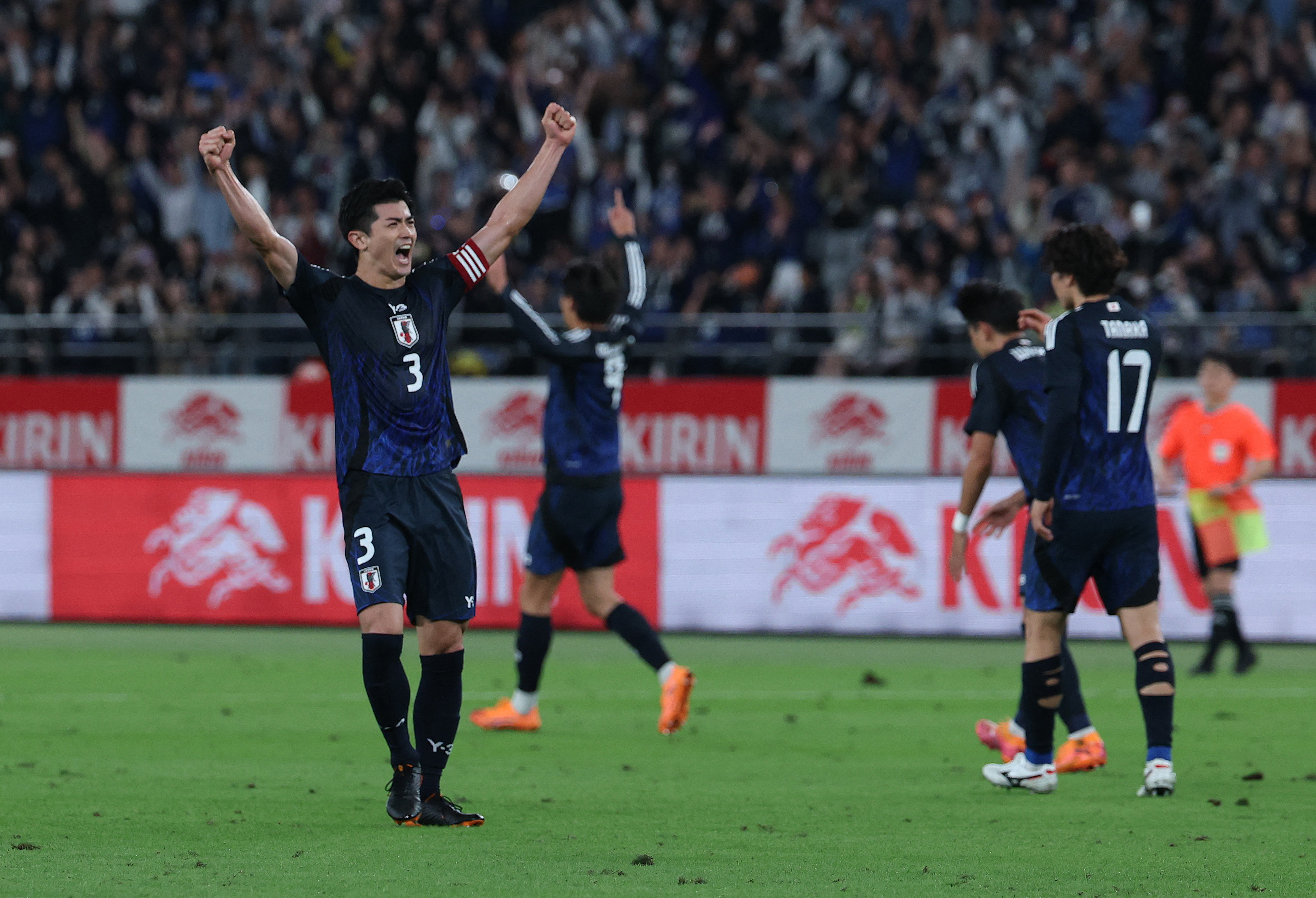 Japan fight back to earn first ever win over Brazil | Reuters