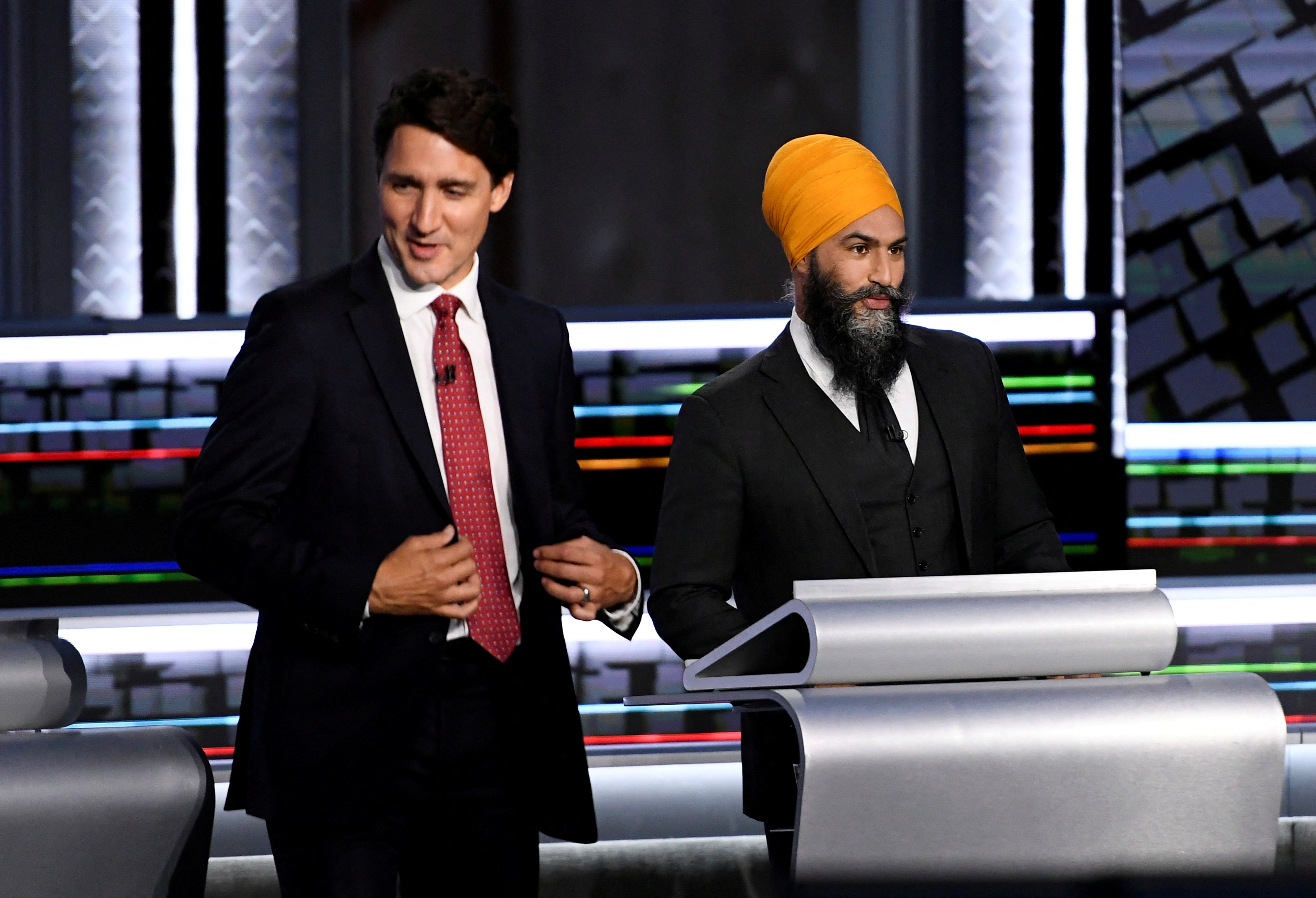 Federal election leaders debate in Gatineau, Quebec, Canada