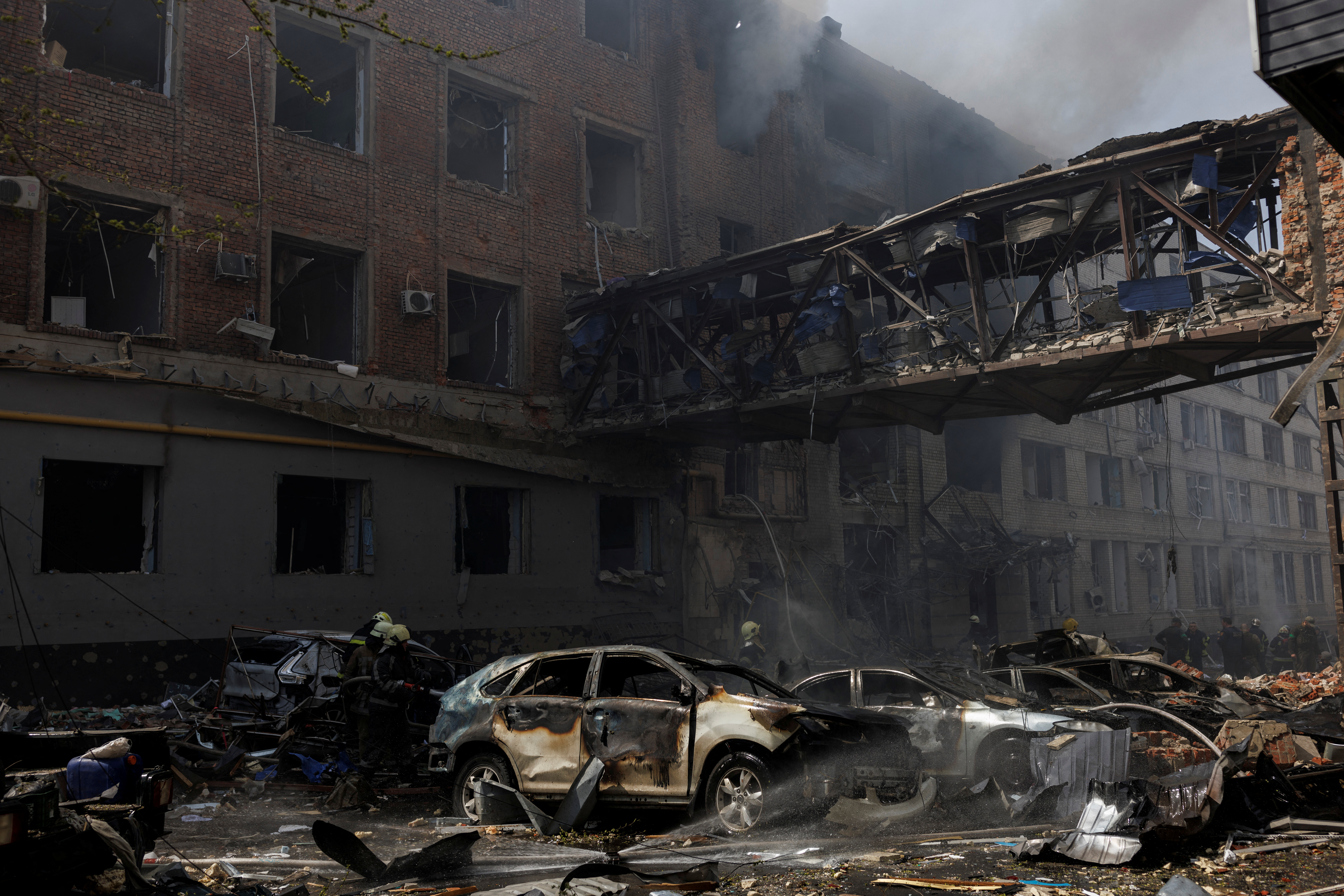 Russia's attack of Ukraine continues in Kharkiv