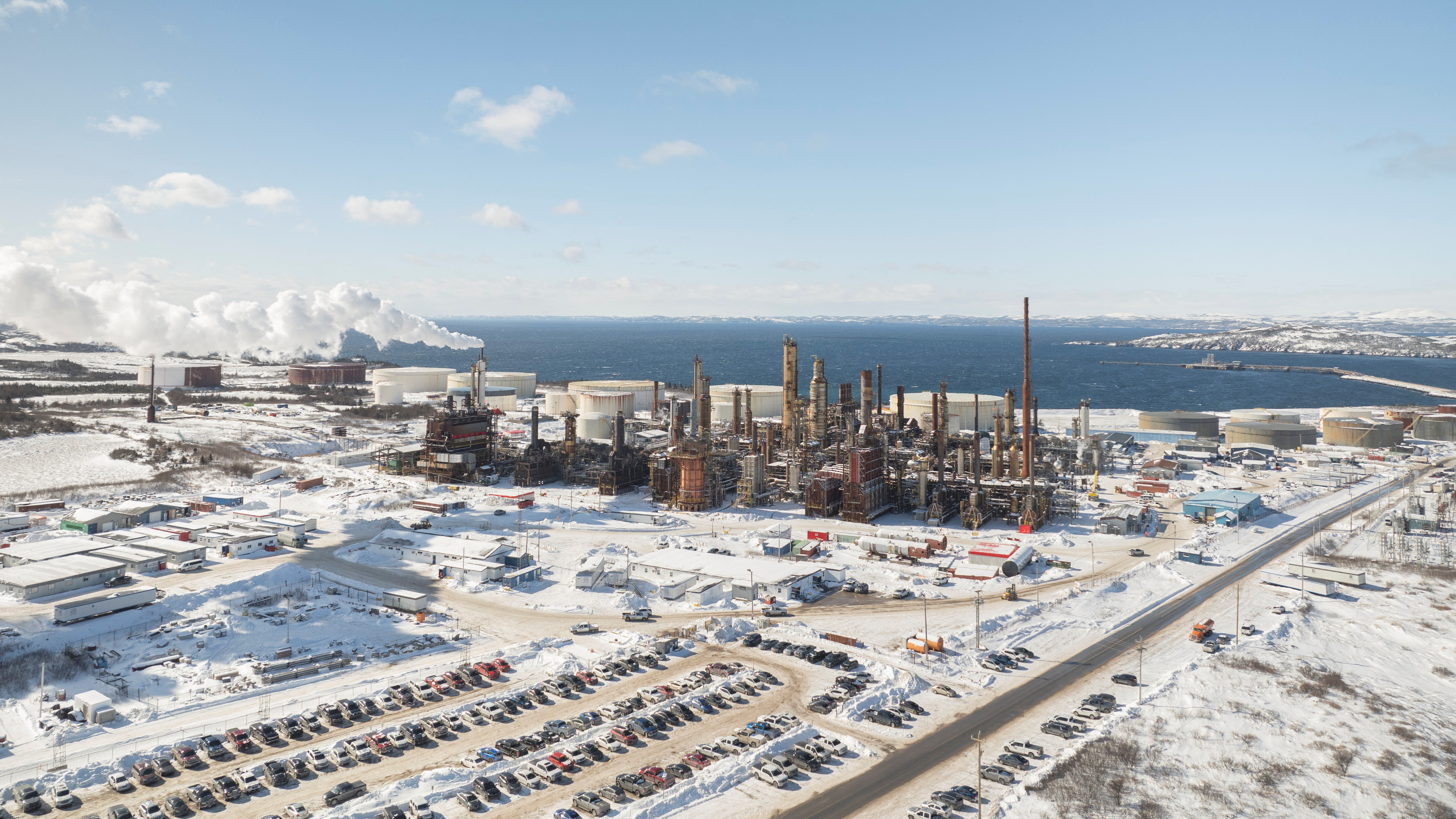 A handout photo of Braya Renewable Fuels' refinery in Come By Chance, Newfoundland and Labrador