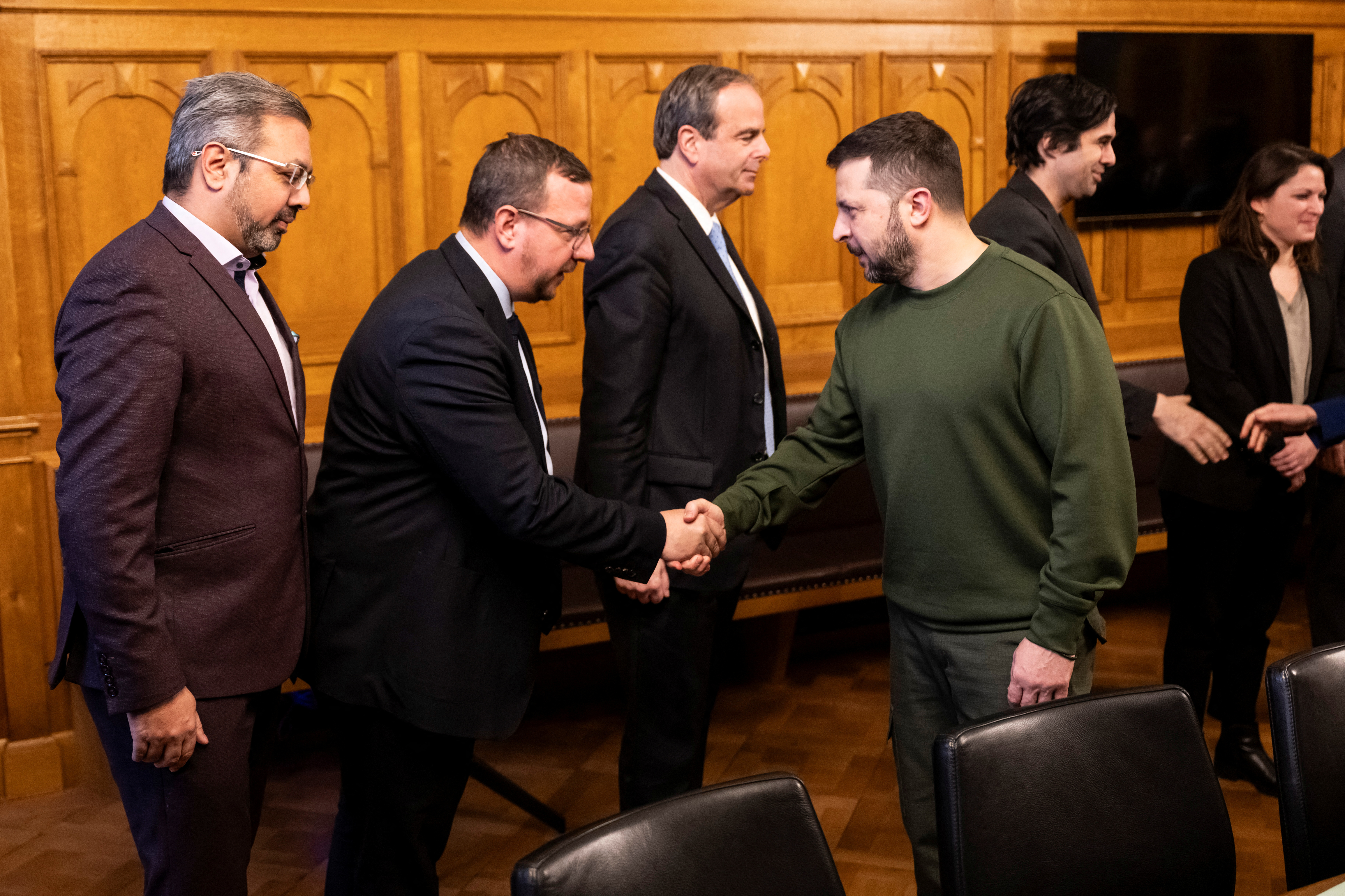 Ukrainian President Volodymyr Zelenskiy visits Switzerland