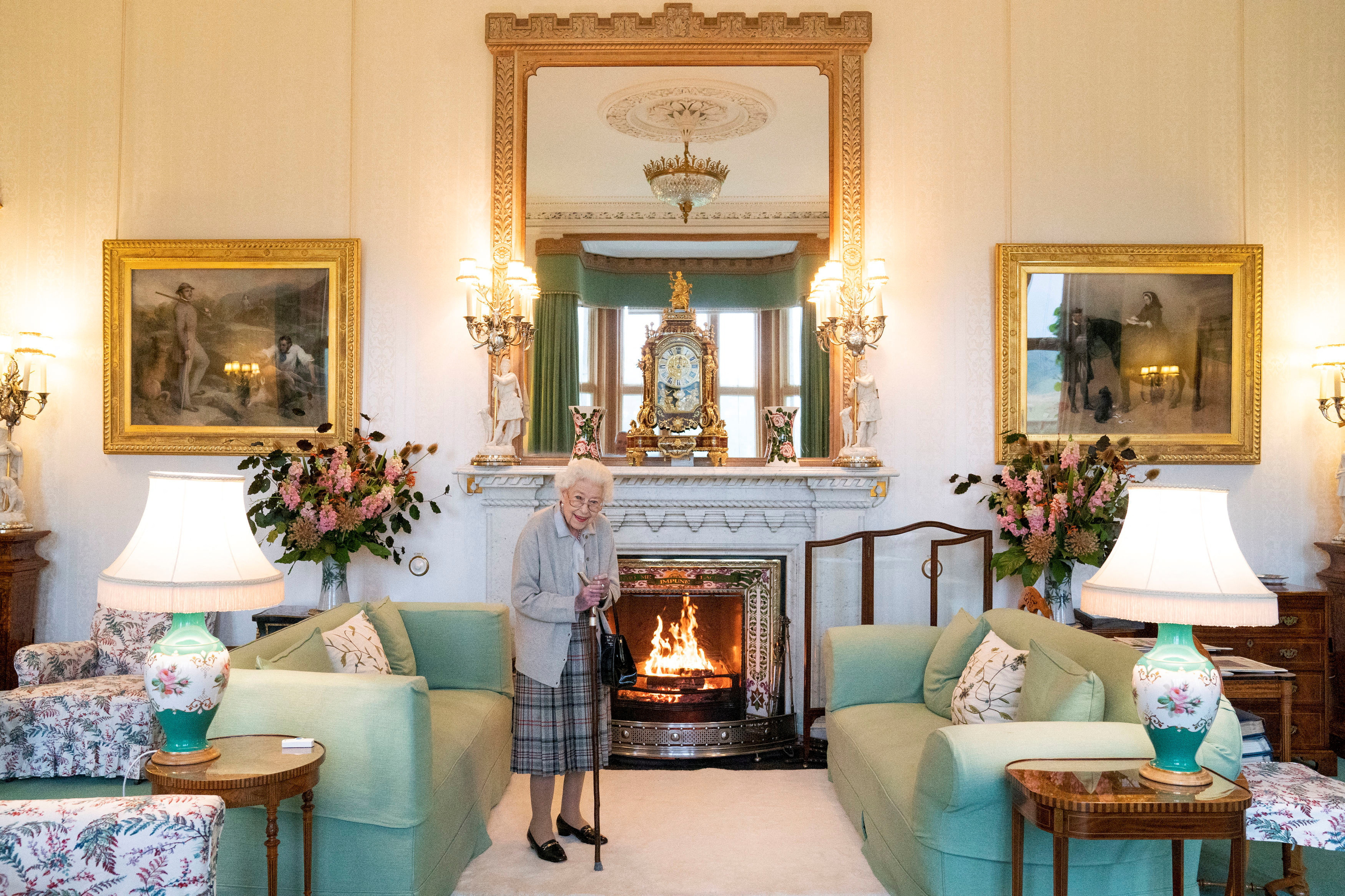 Queen Elizabeth welcomes Liz Truss at Balmoral Castle