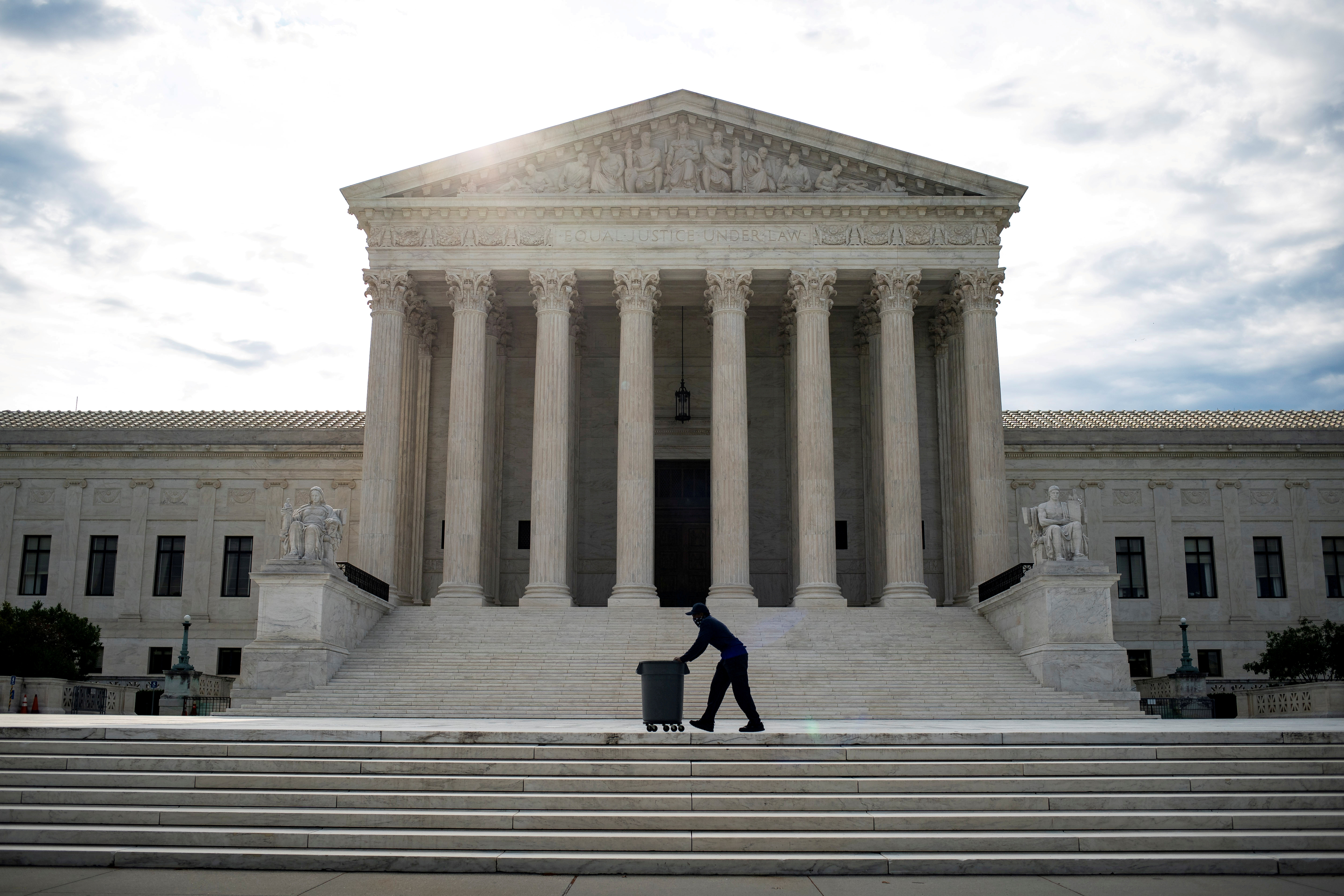 General view of U.S. Supreme Court in Washington